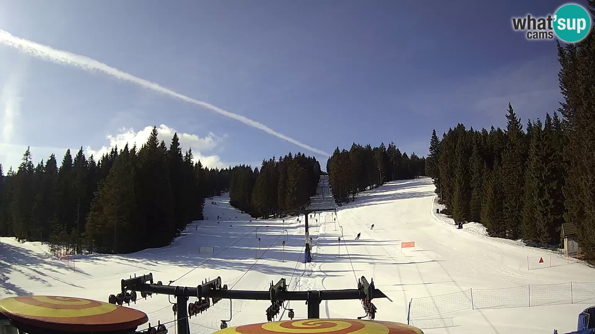 Comprensorio sciistico Rogla Webcam live Ostruščica piste 1 e 2