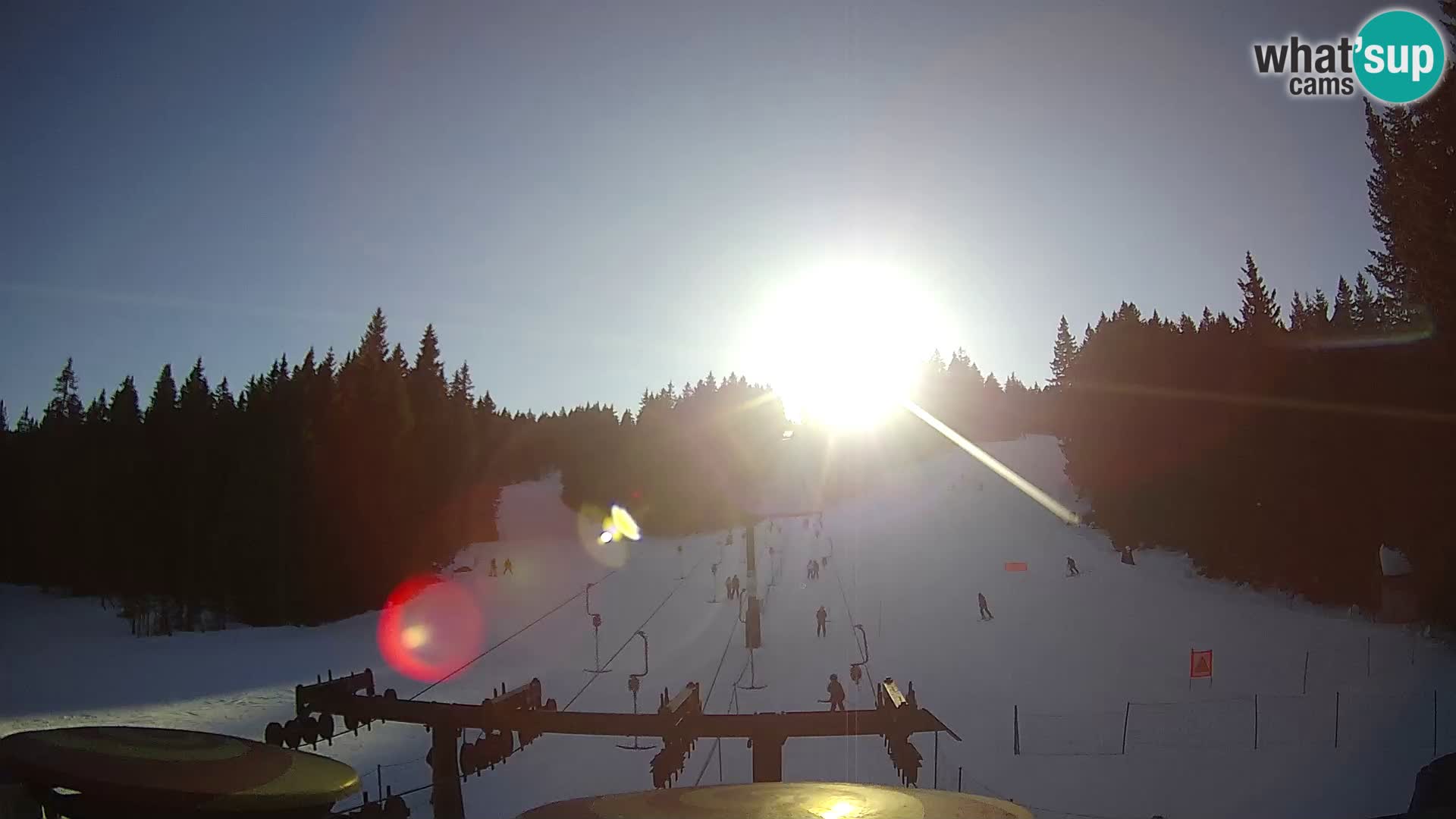 Estación de esquí Rogla Webcam Ostruščica pistas 1 y 2