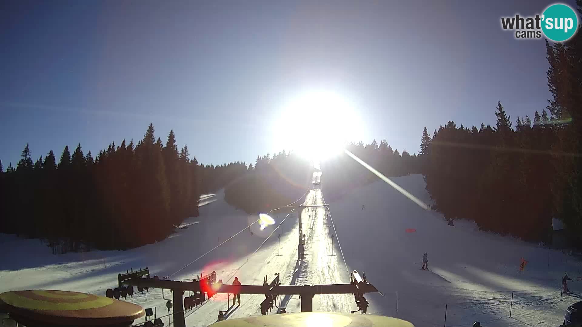 Skigebiet Rogla Webcam Ostruščica Piste 1 und 2