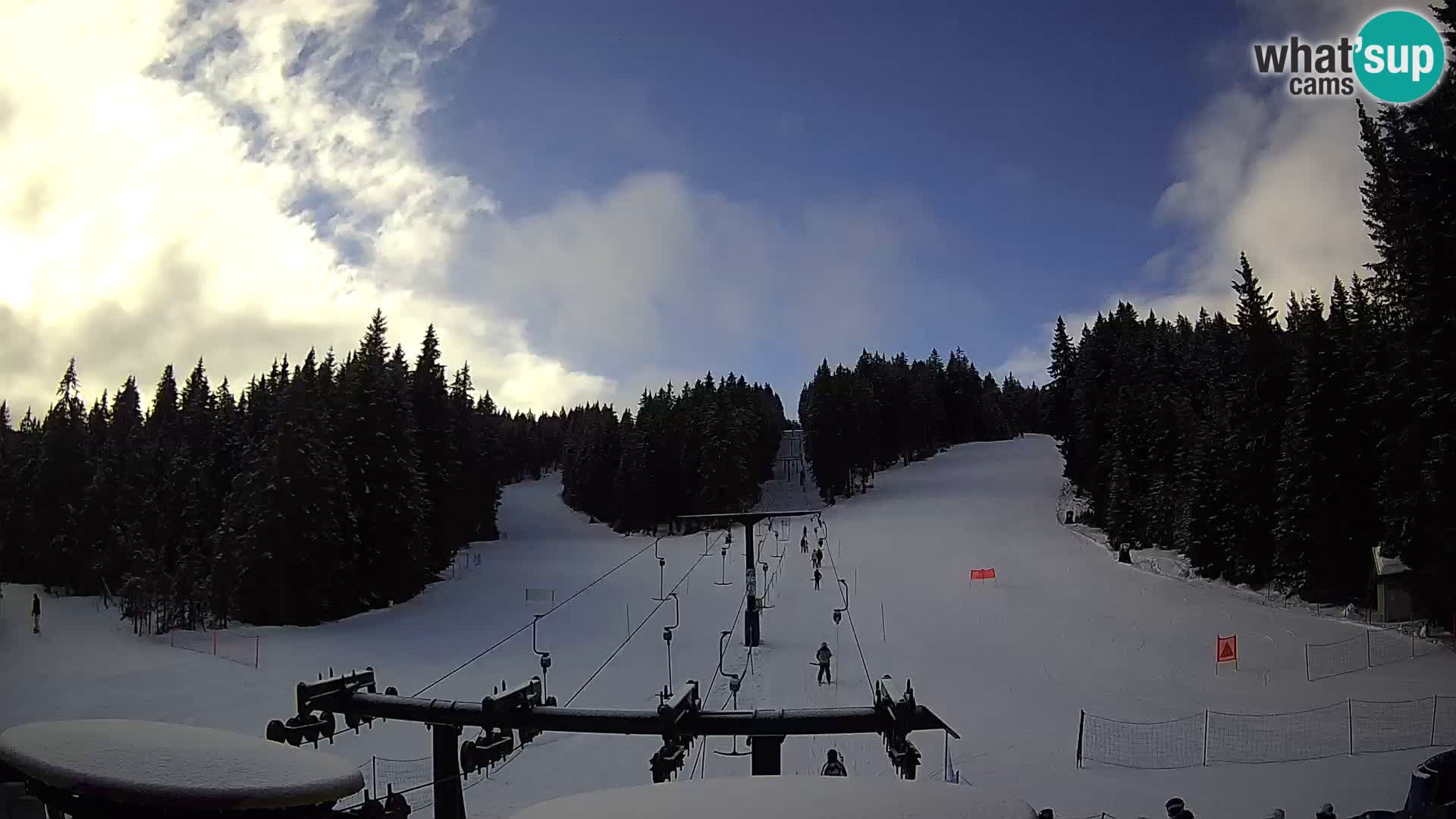 Skijalište Rogla web kamera Ostruščica proga 1 in 2