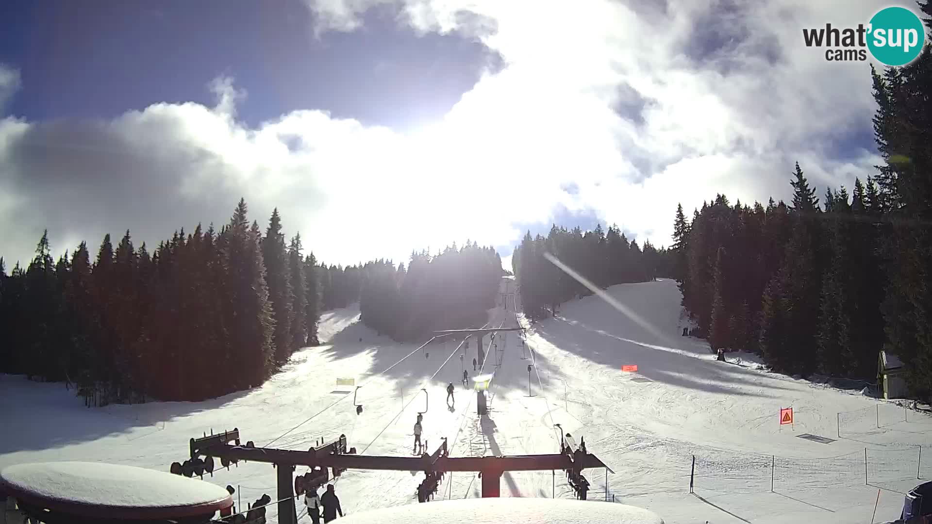 Estación de esquí Rogla Webcam Ostruščica pistas 1 y 2