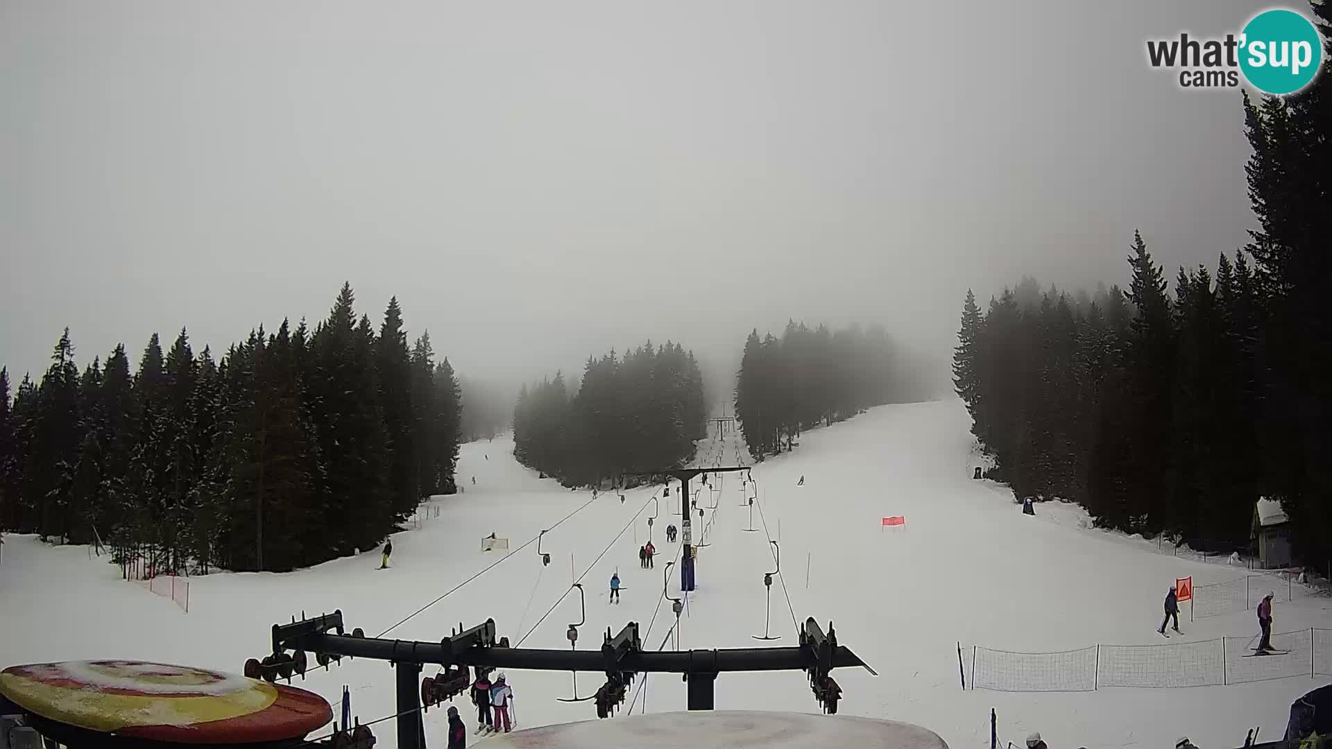 Skijalište Rogla web kamera Ostruščica proga 1 in 2