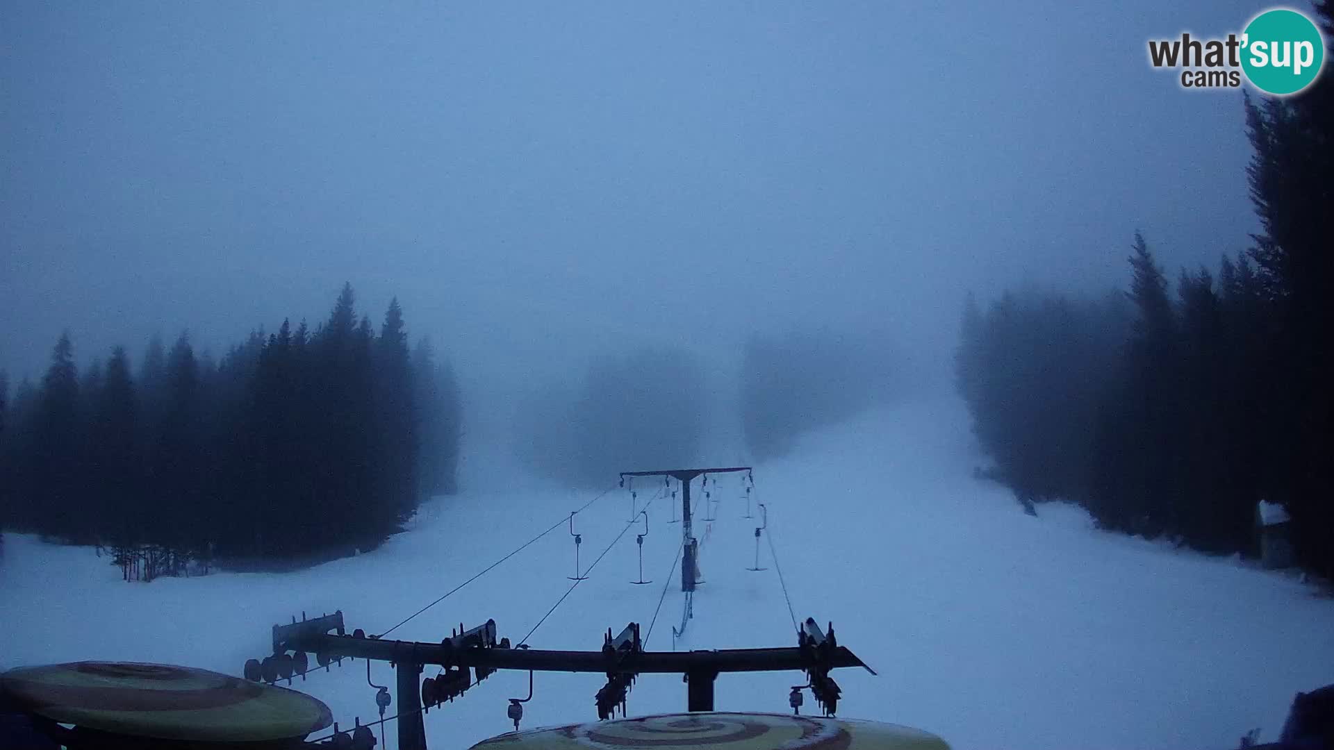 Comprensorio sciistico Rogla Webcam live Ostruščica piste 1 e 2