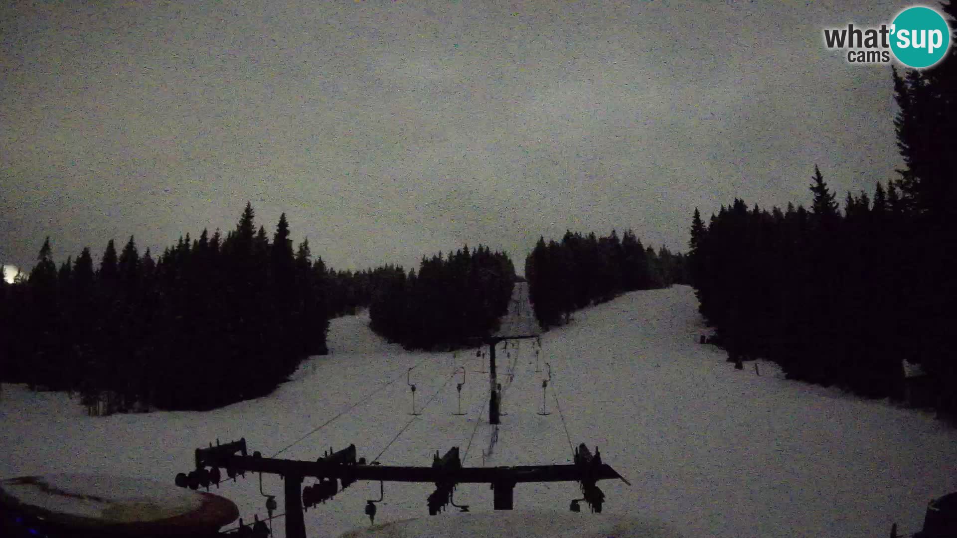Skigebiet Rogla Webcam Ostruščica Piste 1 und 2