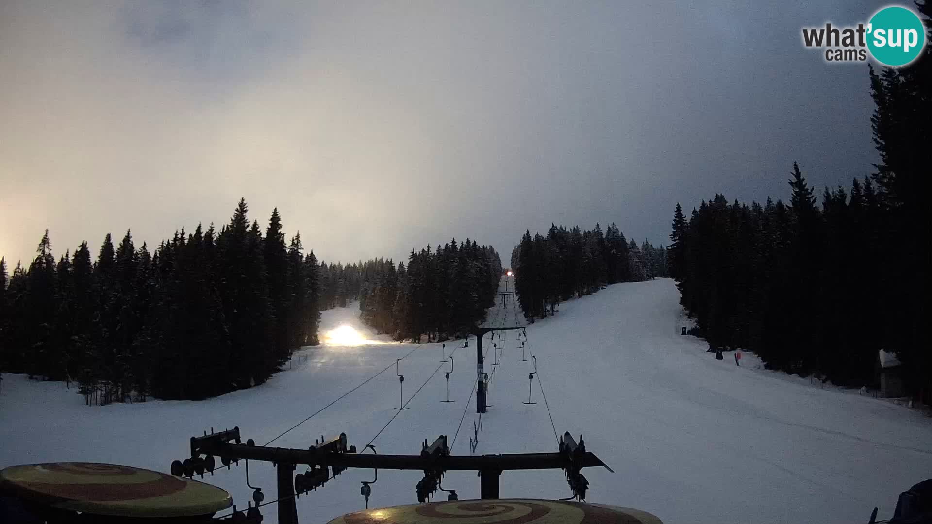 Station de ski Rogla Webcam Ostruščica pistes 1 et 2