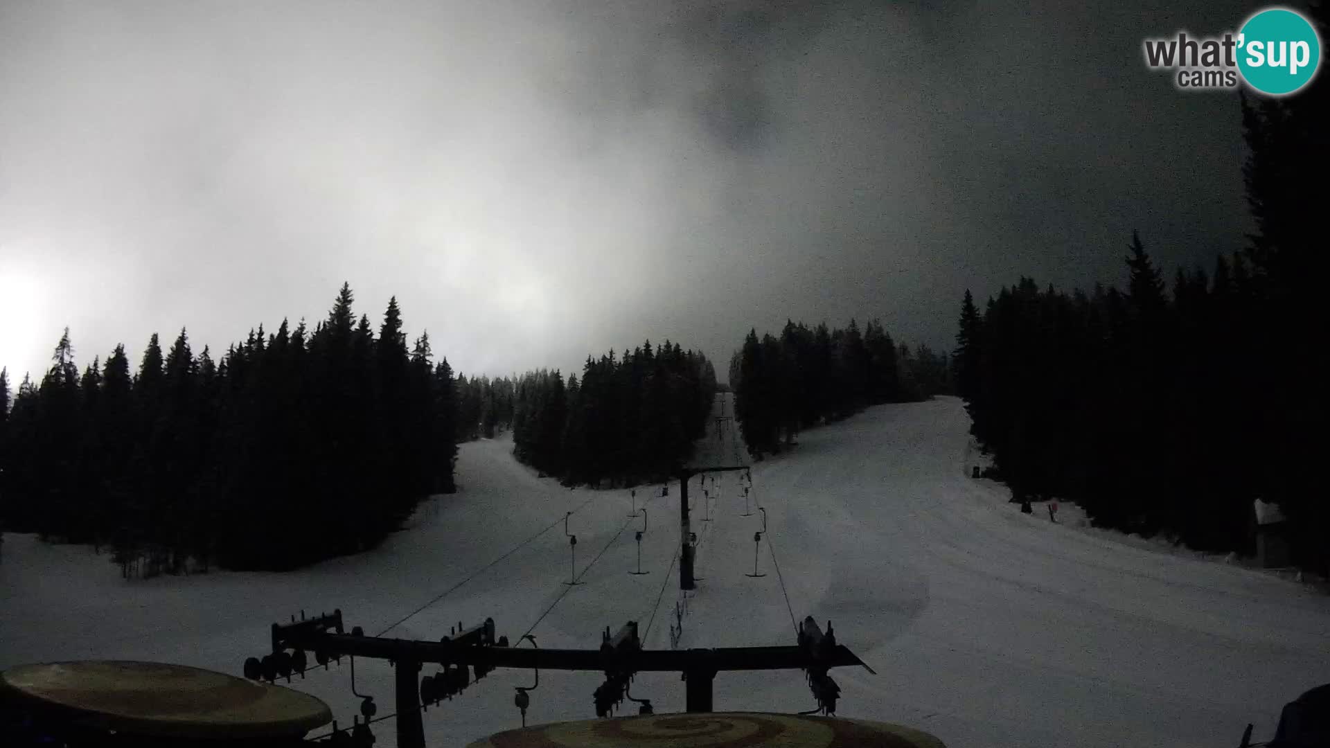 Skigebiet Rogla Webcam Ostruščica Piste 1 und 2