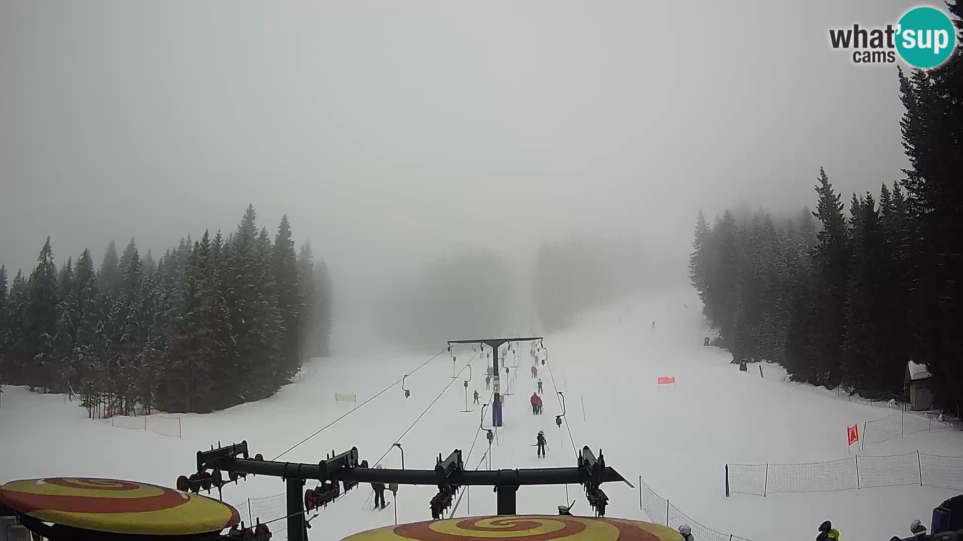 Comprensorio sciistico Rogla Webcam live Ostruščica piste 1 e 2