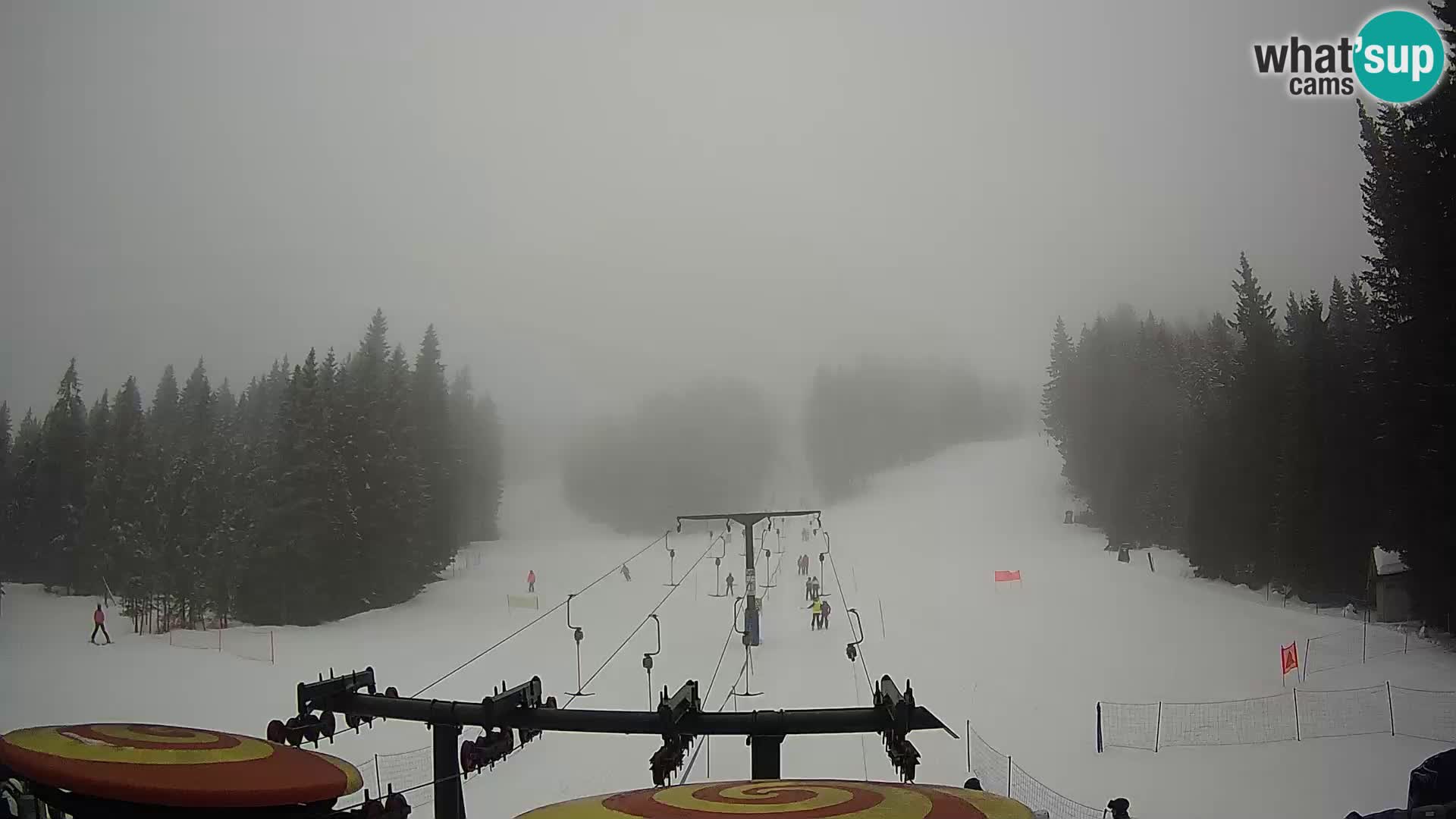 Skijalište Rogla web kamera Ostruščica proga 1 in 2