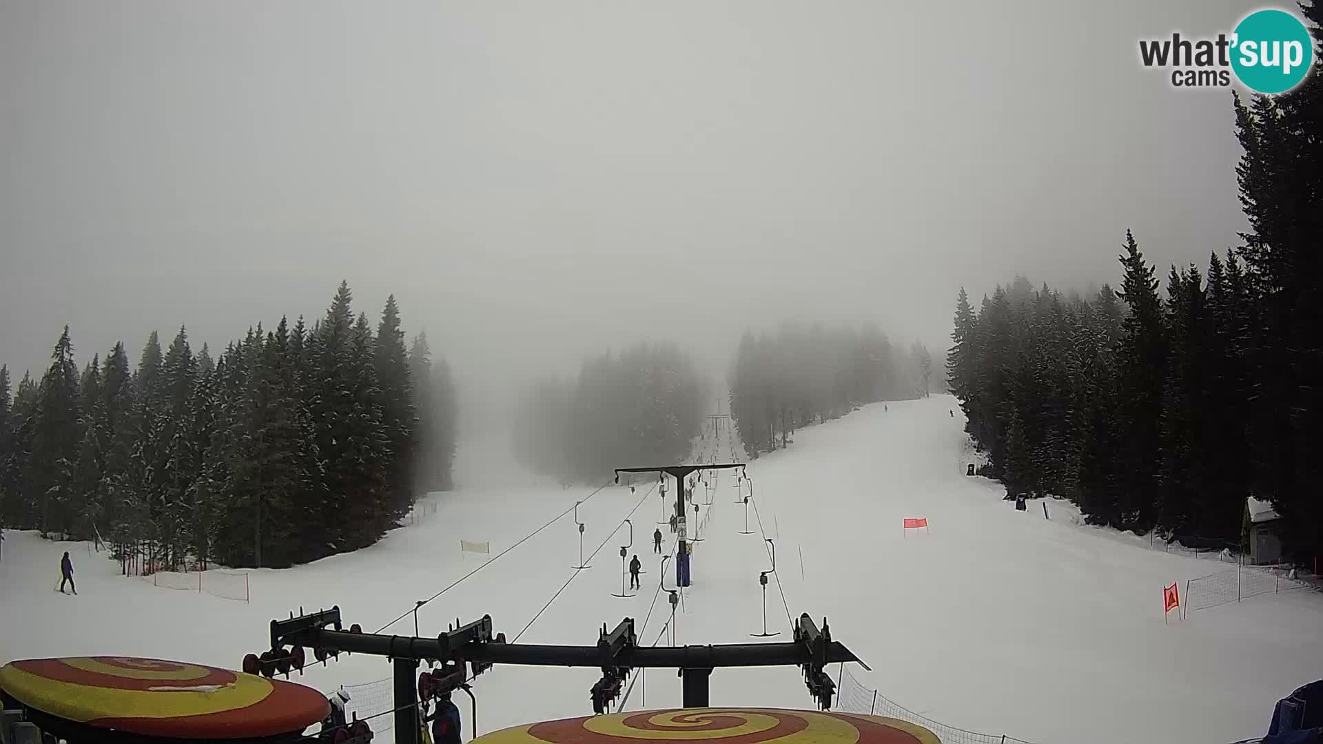 Comprensorio sciistico Rogla Webcam live Ostruščica piste 1 e 2