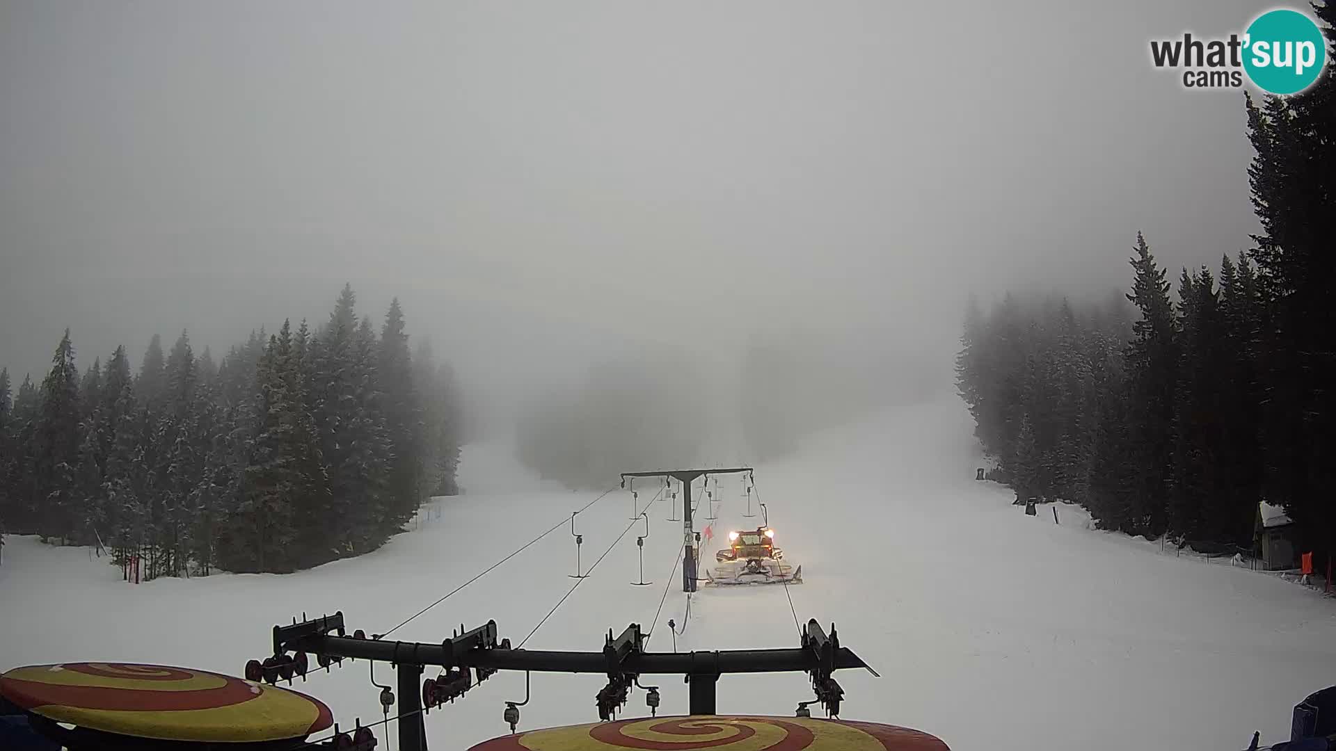 Skigebiet Rogla Webcam Ostruščica Piste 1 und 2