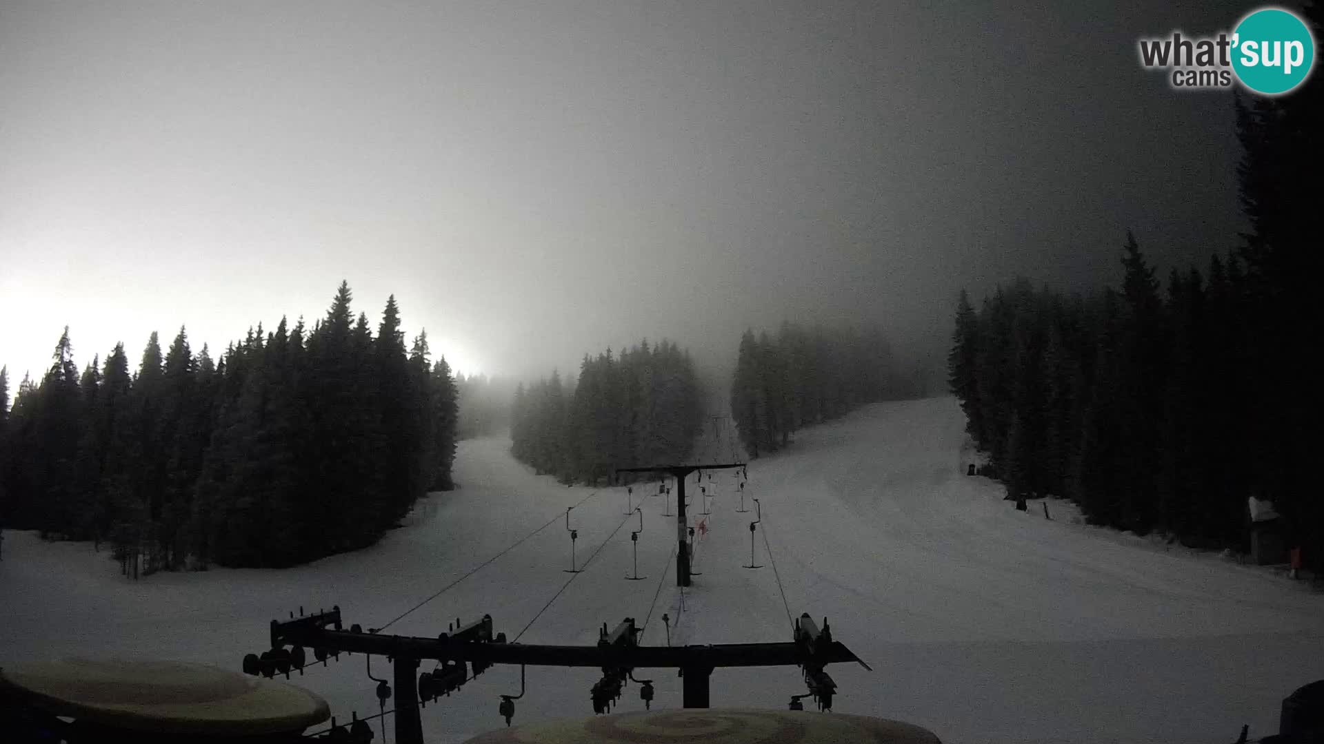 Skijalište Rogla web kamera Ostruščica proga 1 in 2