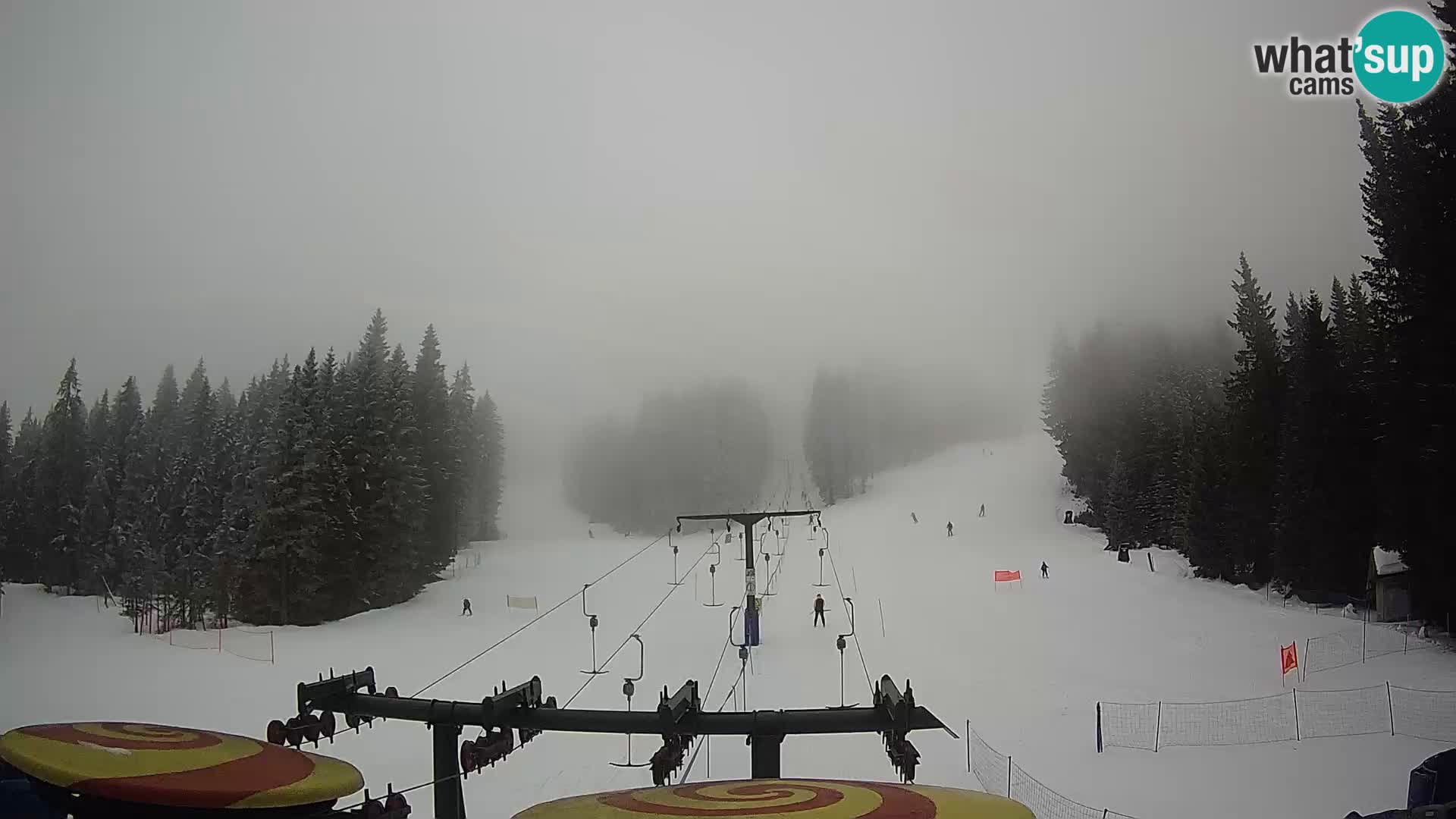 Skigebiet Rogla Webcam Ostruščica Piste 1 und 2