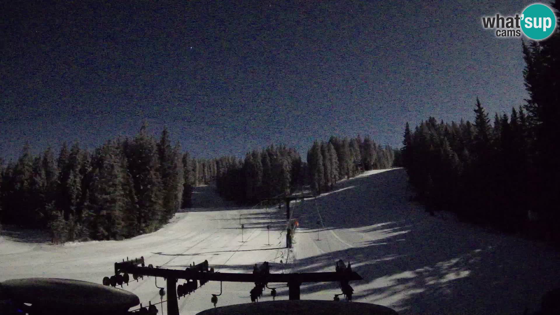 Skijalište Rogla web kamera Ostruščica proga 1 in 2