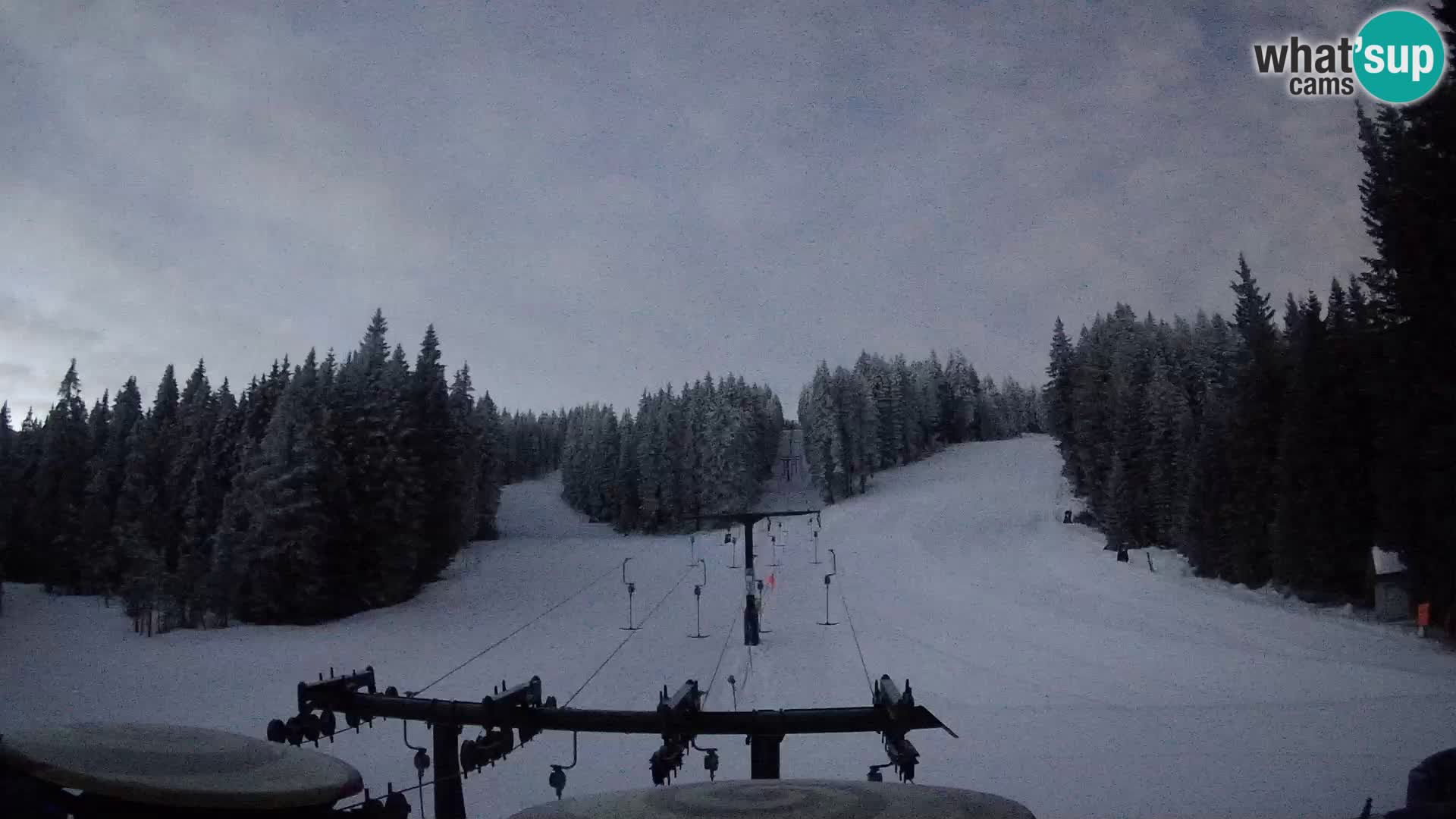 Skigebiet Rogla Webcam Ostruščica Piste 1 und 2