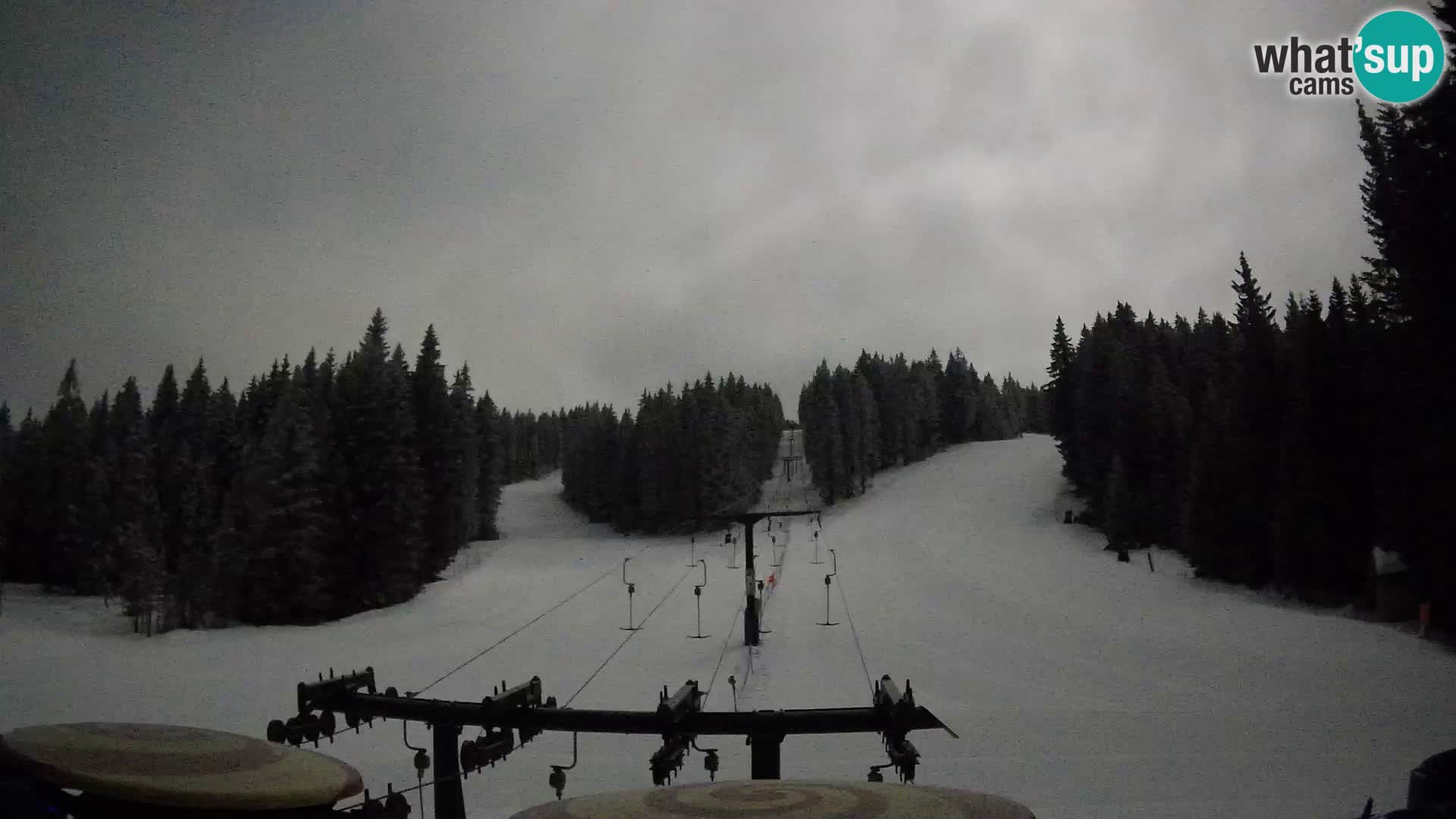 Skijalište Rogla web kamera Ostruščica proga 1 in 2