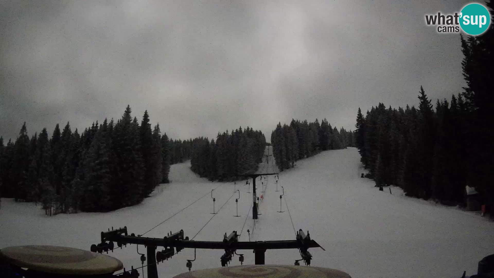 Skijalište Rogla web kamera Ostruščica proga 1 in 2