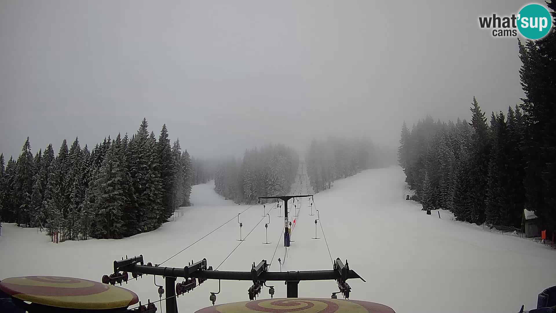 Skigebiet Rogla Webcam Ostruščica Piste 1 und 2