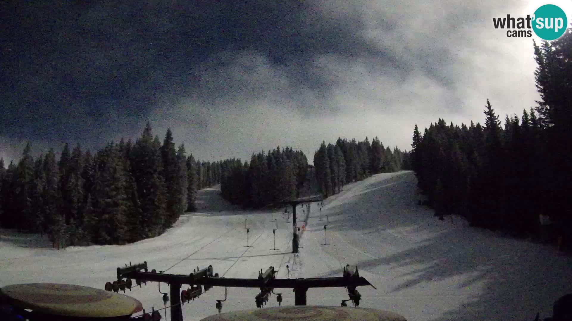 Skijalište Rogla web kamera Ostruščica proga 1 in 2