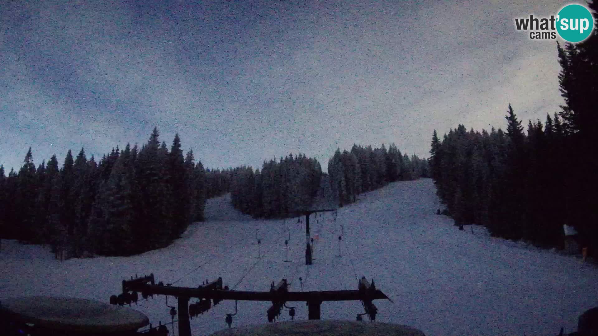 Skigebiet Rogla Webcam Ostruščica Piste 1 und 2