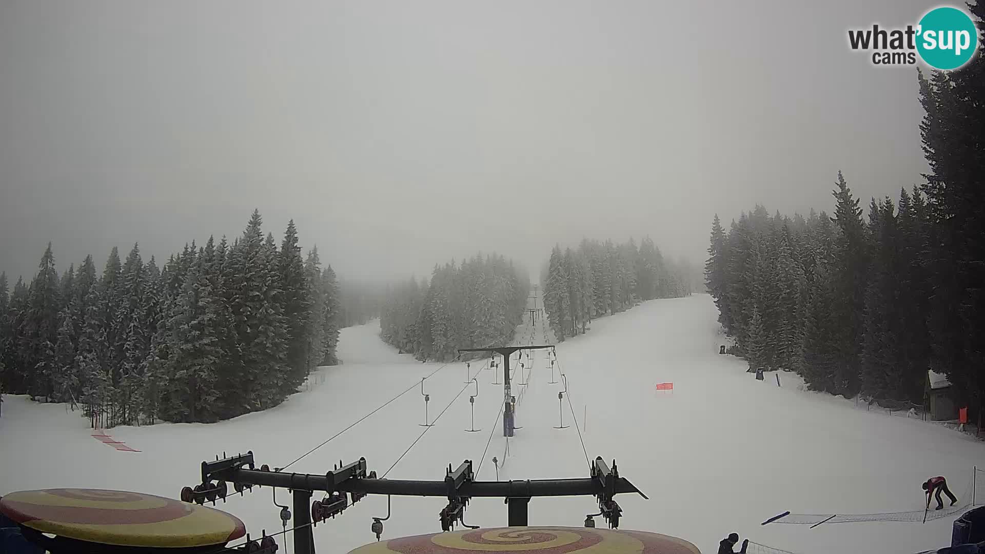 Skigebiet Rogla Webcam Ostruščica Piste 1 und 2