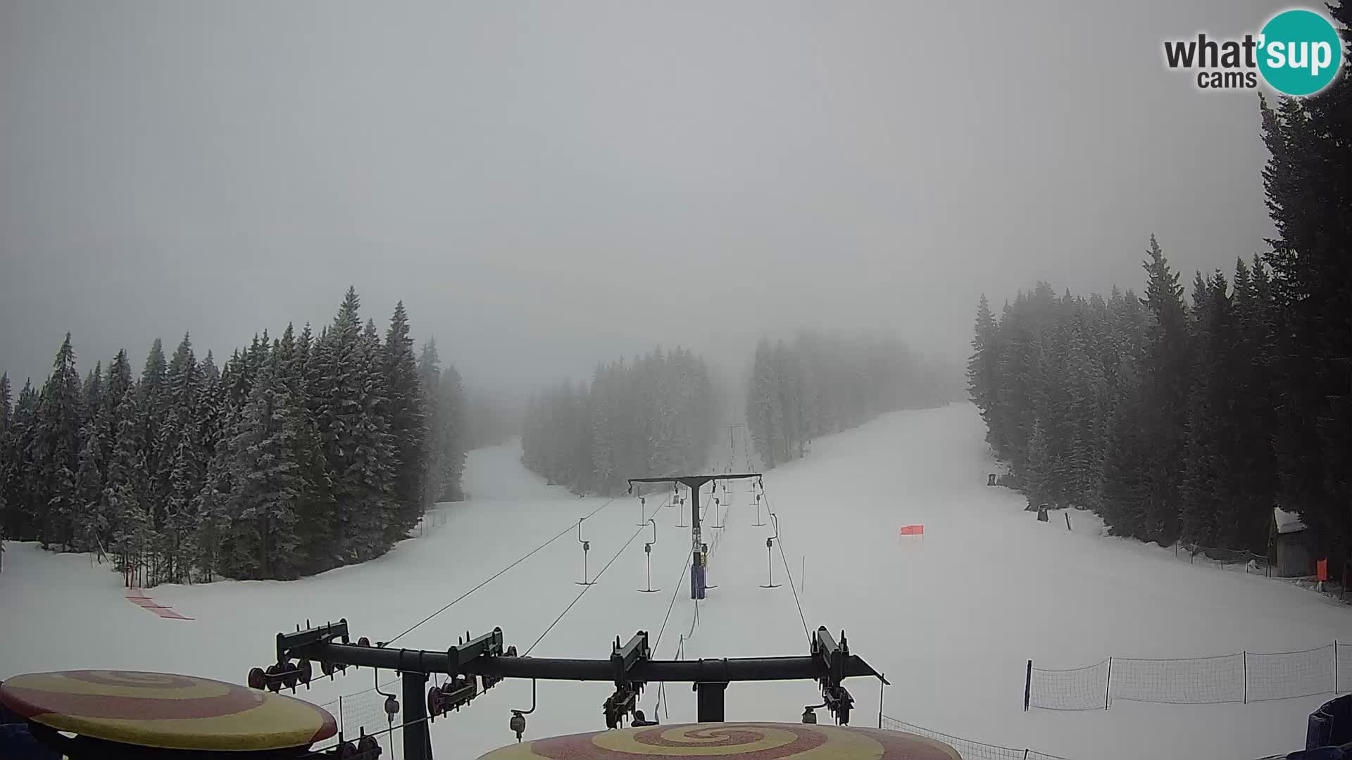 Skijalište Rogla web kamera Ostruščica proga 1 in 2
