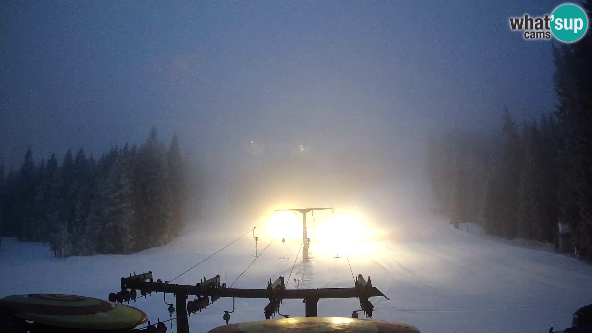 Skigebiet Rogla Webcam Ostruščica Piste 1 und 2