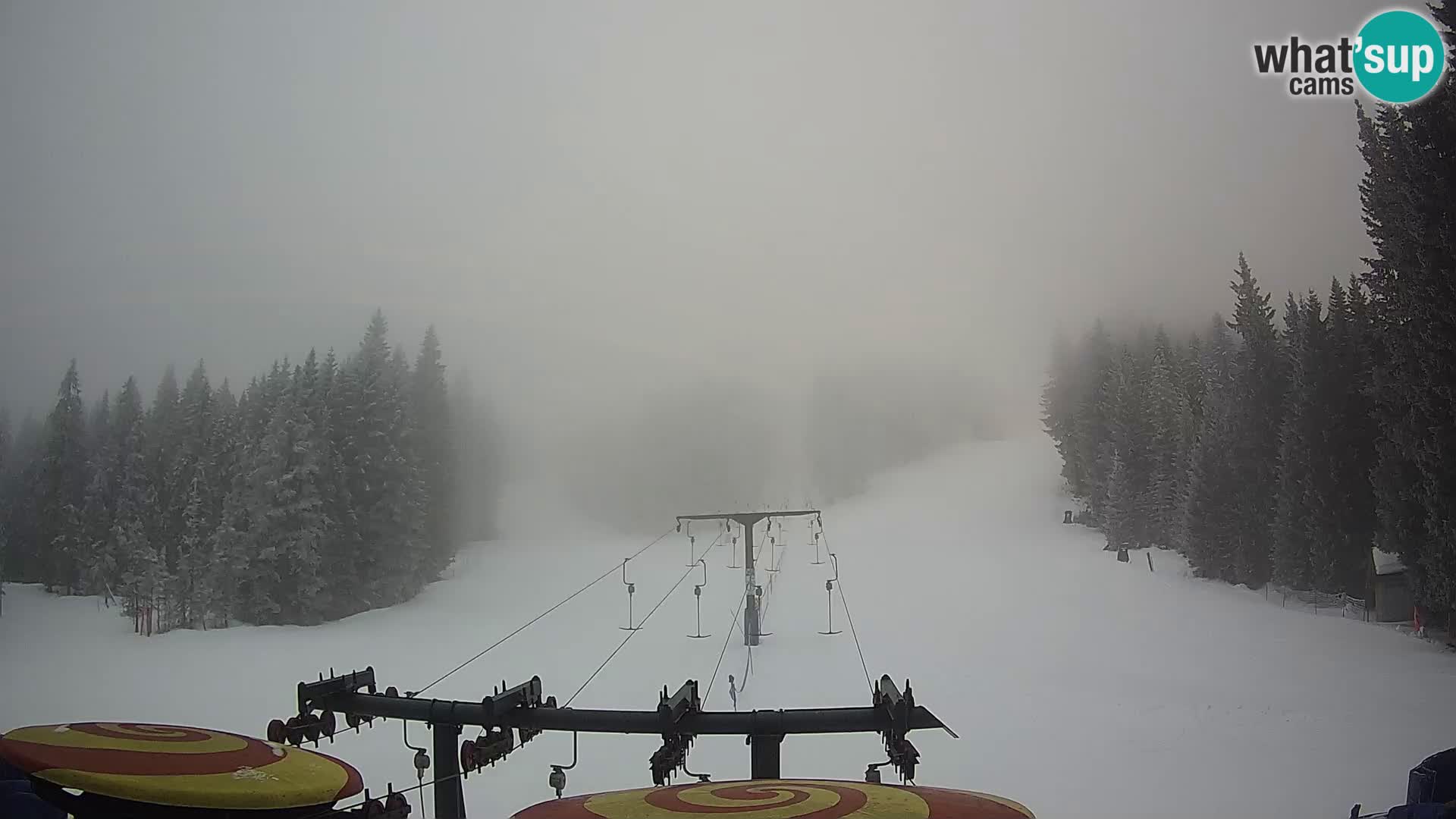 Skigebiet Rogla Webcam Ostruščica Piste 1 und 2