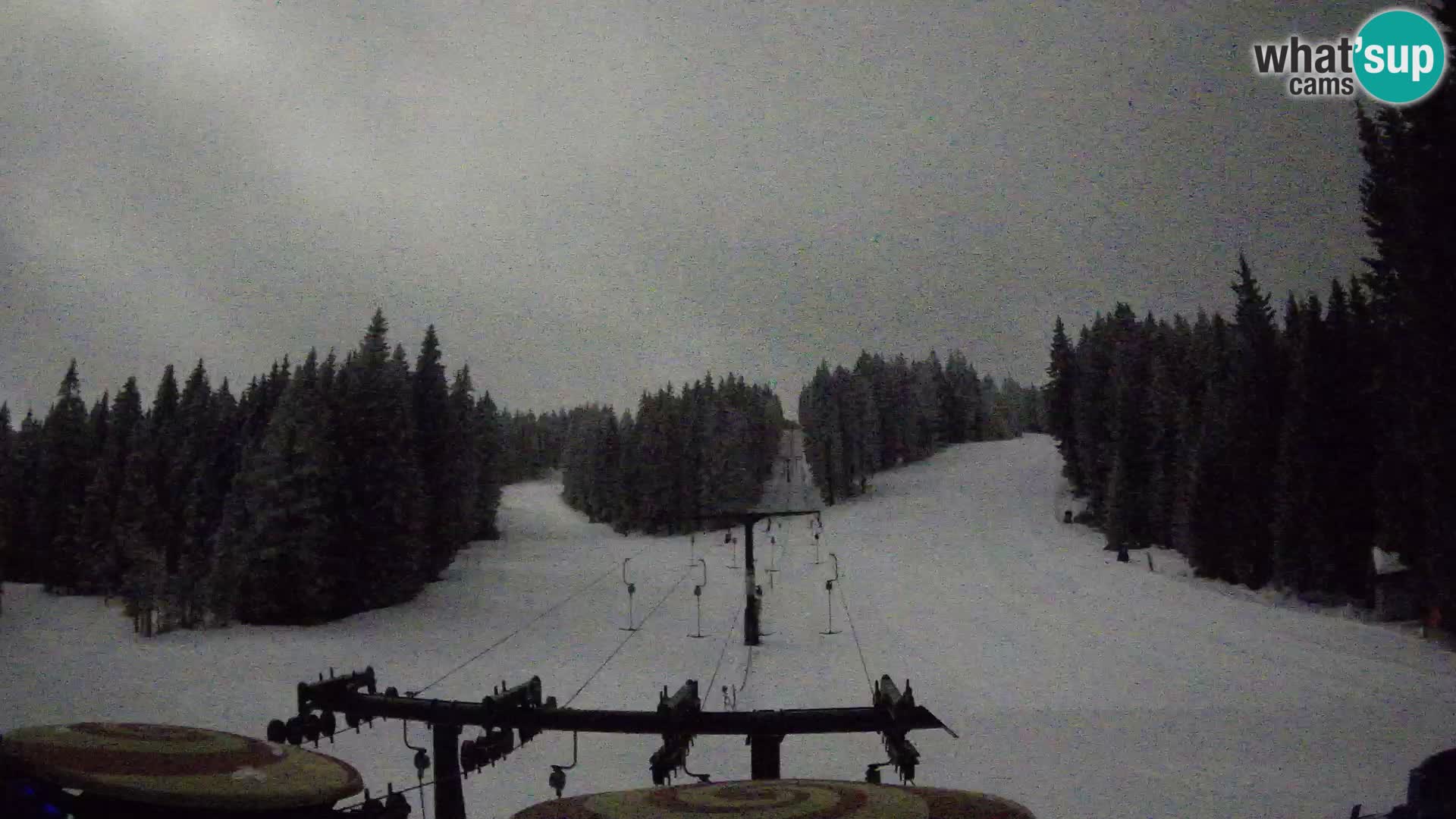 Skijalište Rogla web kamera Ostruščica proga 1 in 2