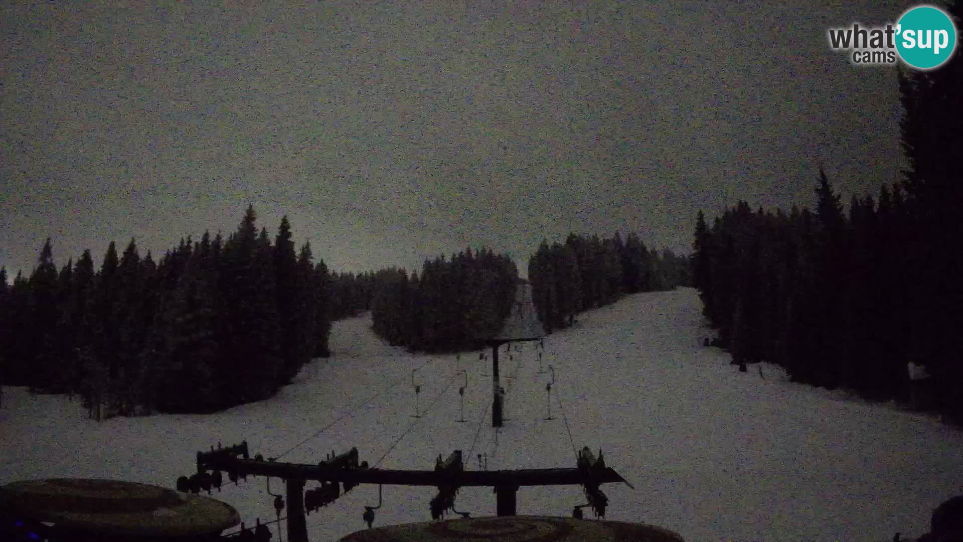 Skigebiet Rogla Webcam Ostruščica Piste 1 und 2
