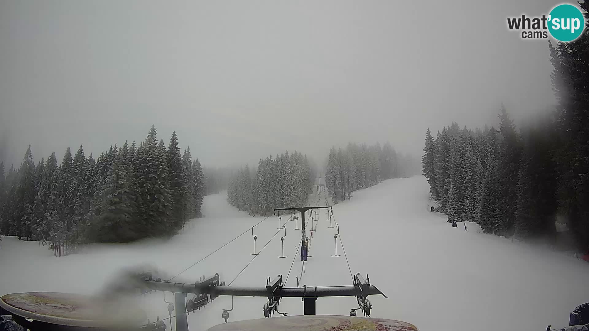 Skigebiet Rogla Webcam Ostruščica Piste 1 und 2