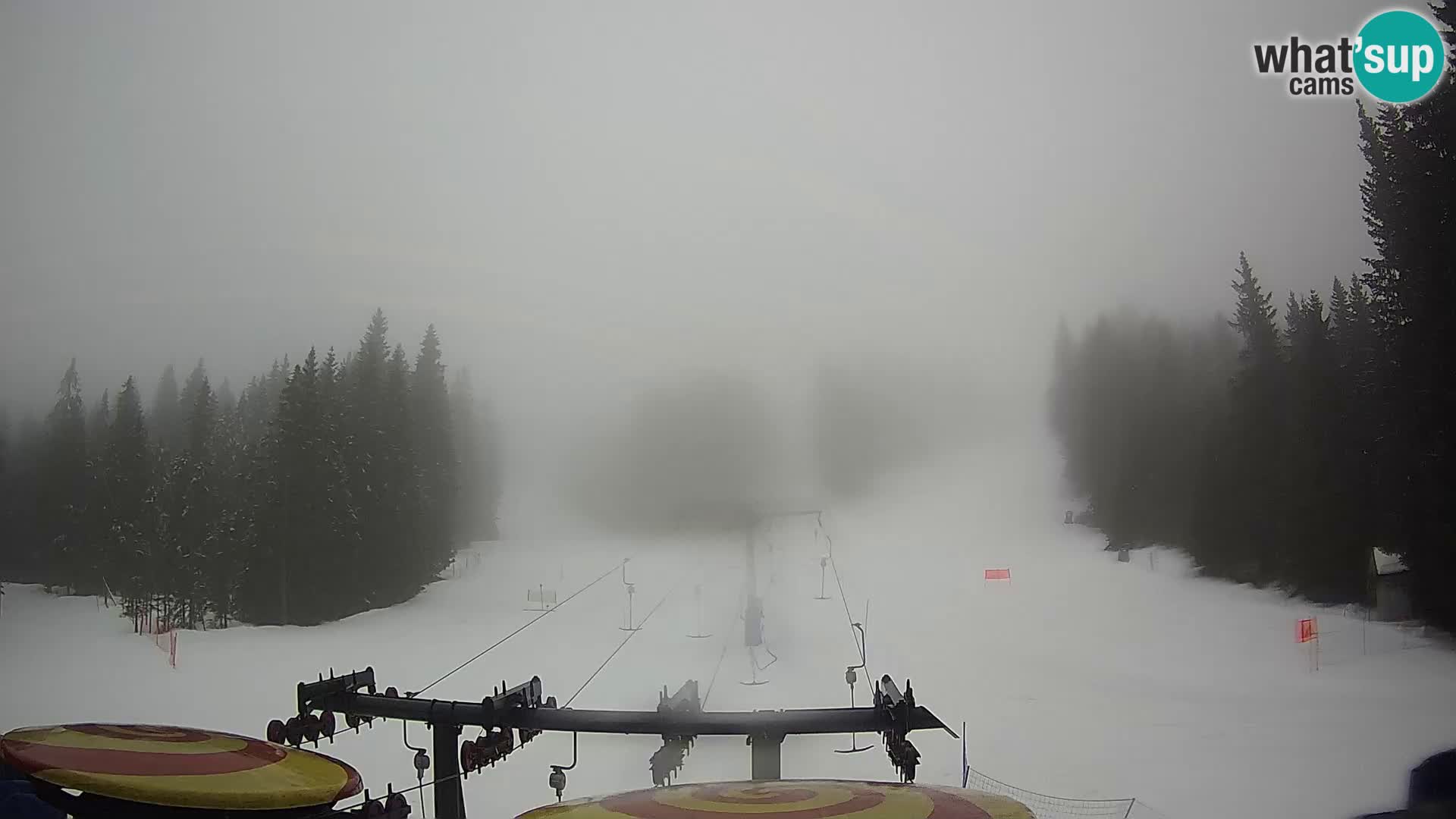 Comprensorio sciistico Rogla Webcam live Ostruščica piste 1 e 2