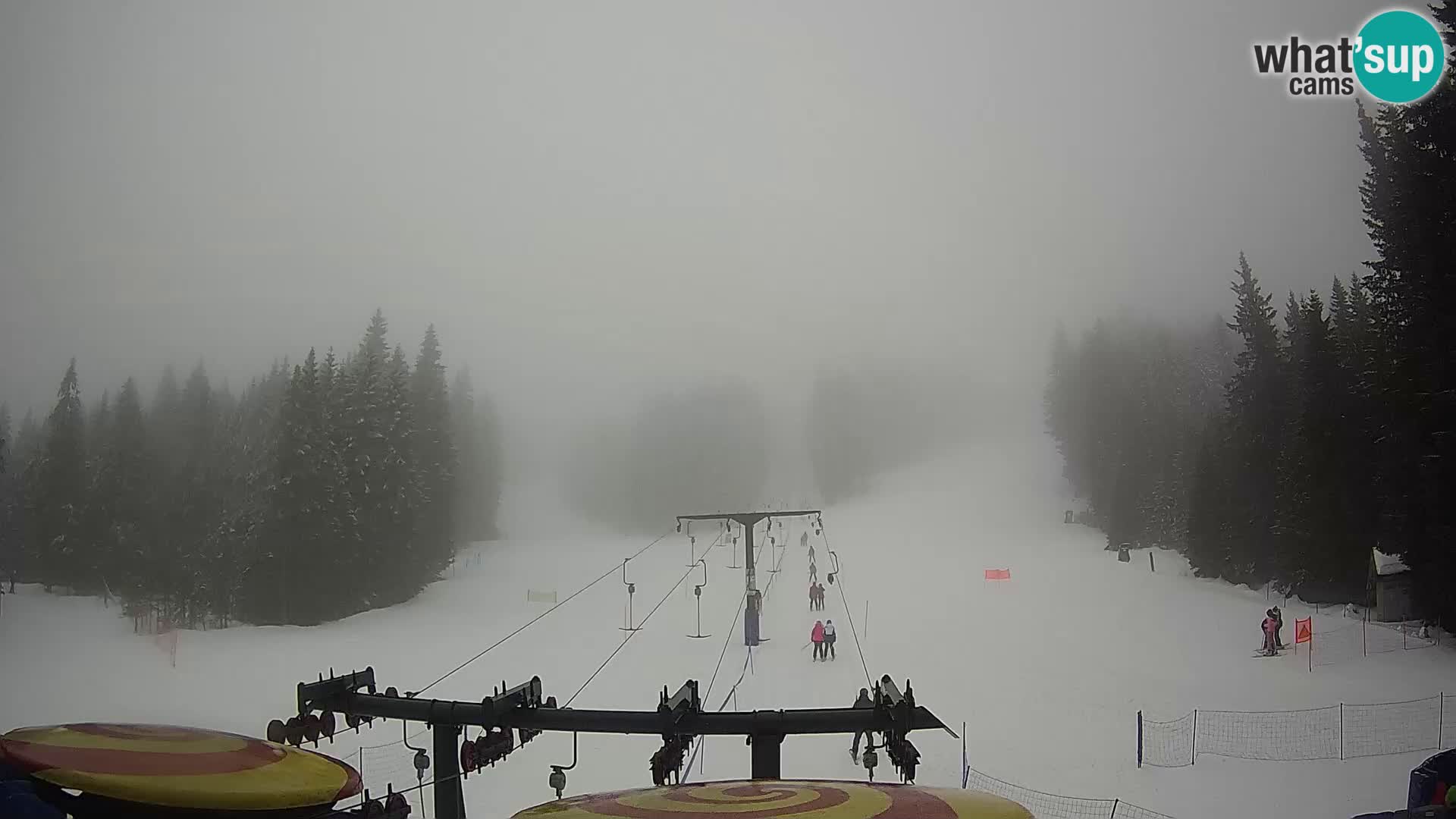 Skijalište Rogla web kamera Ostruščica proga 1 in 2