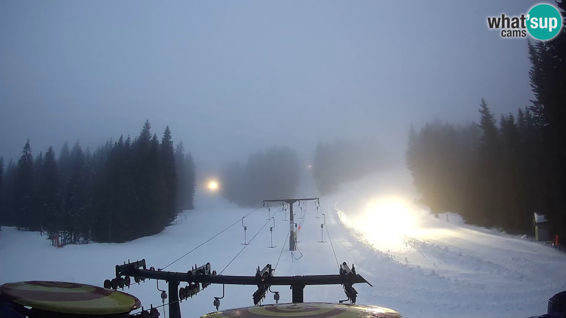 Estación de esquí Rogla Webcam Ostruščica pistas 1 y 2