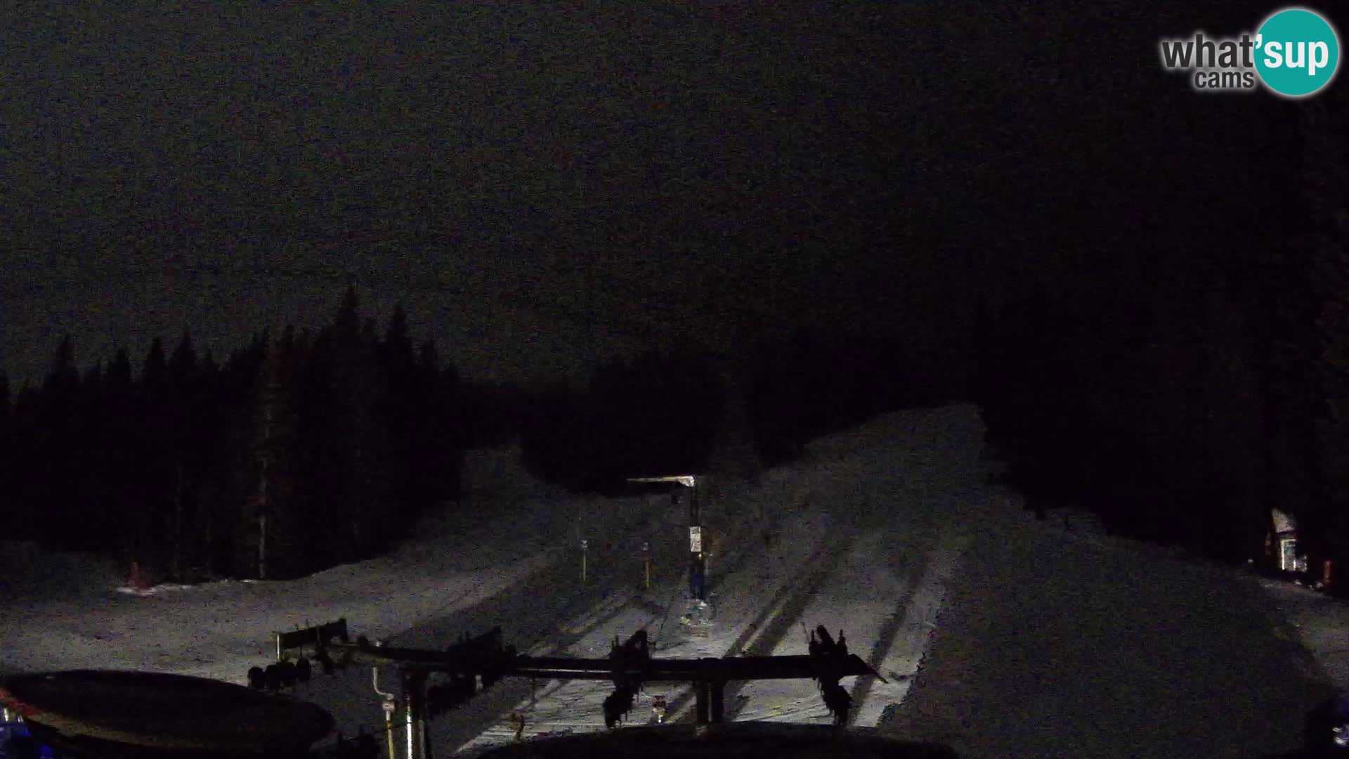 Skigebiet Rogla Webcam Ostruščica Piste 1 und 2