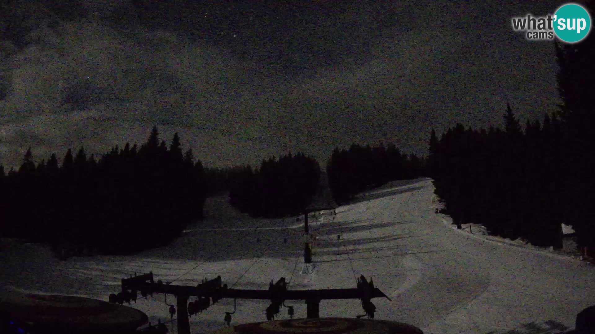 Comprensorio sciistico Rogla Webcam live Ostruščica piste 1 e 2