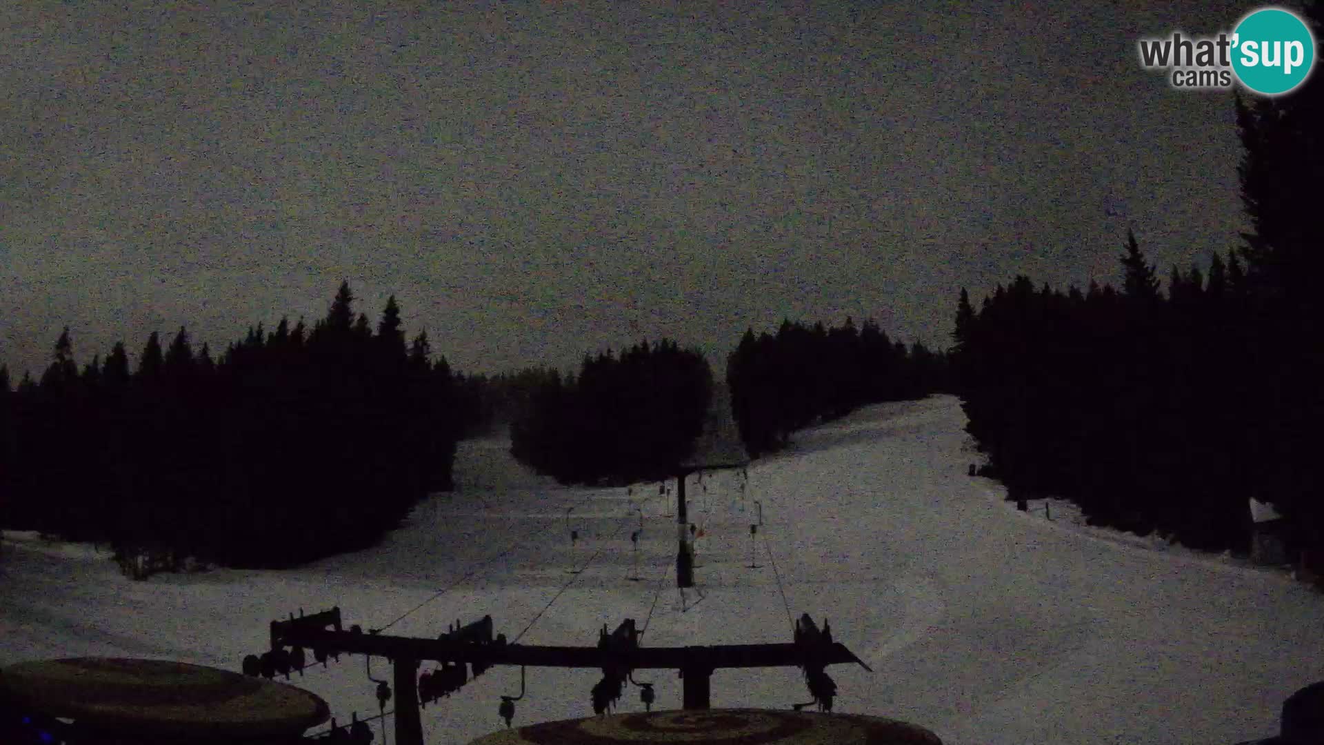 Skigebiet Rogla Webcam Ostruščica Piste 1 und 2