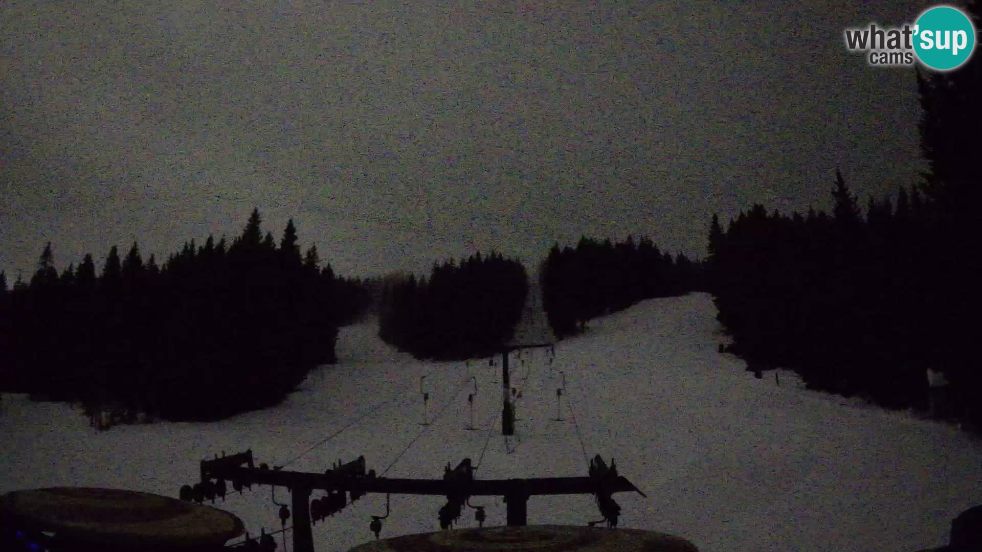 Skigebiet Rogla Webcam Ostruščica Piste 1 und 2