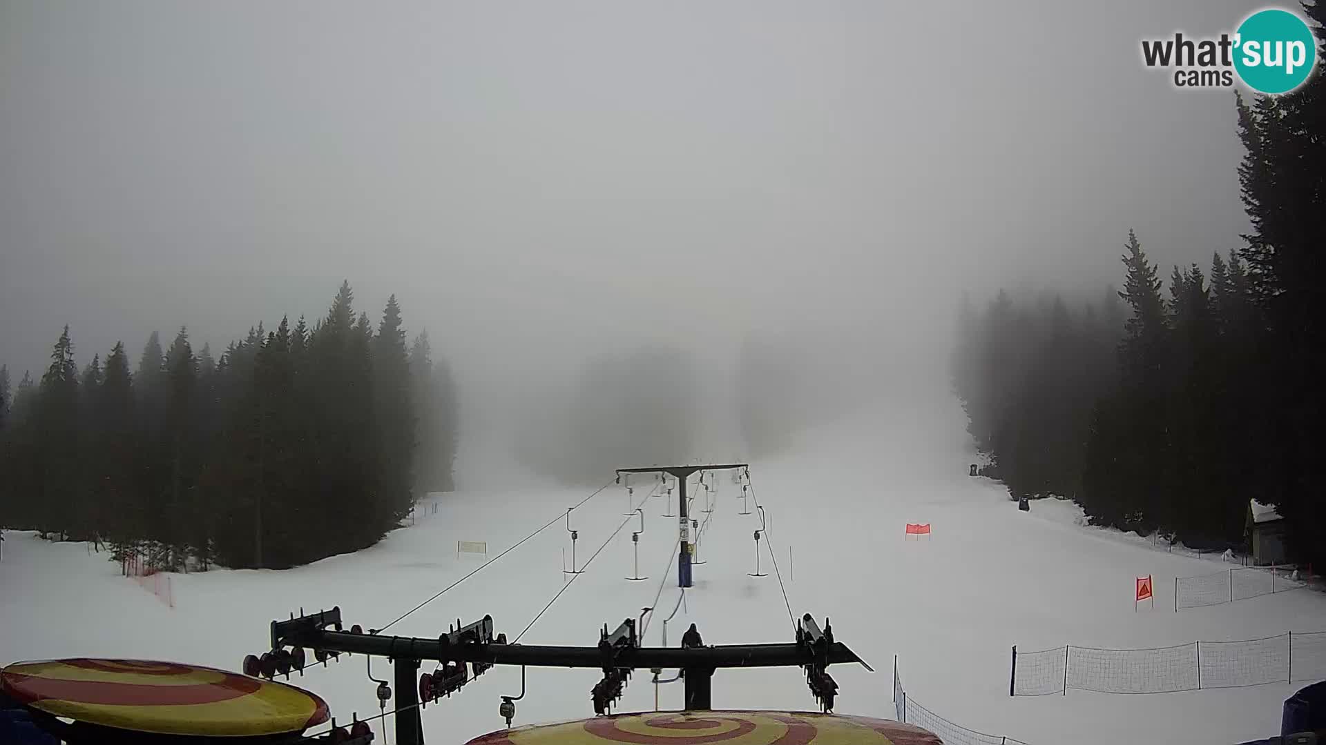 Skigebiet Rogla Webcam Ostruščica Piste 1 und 2