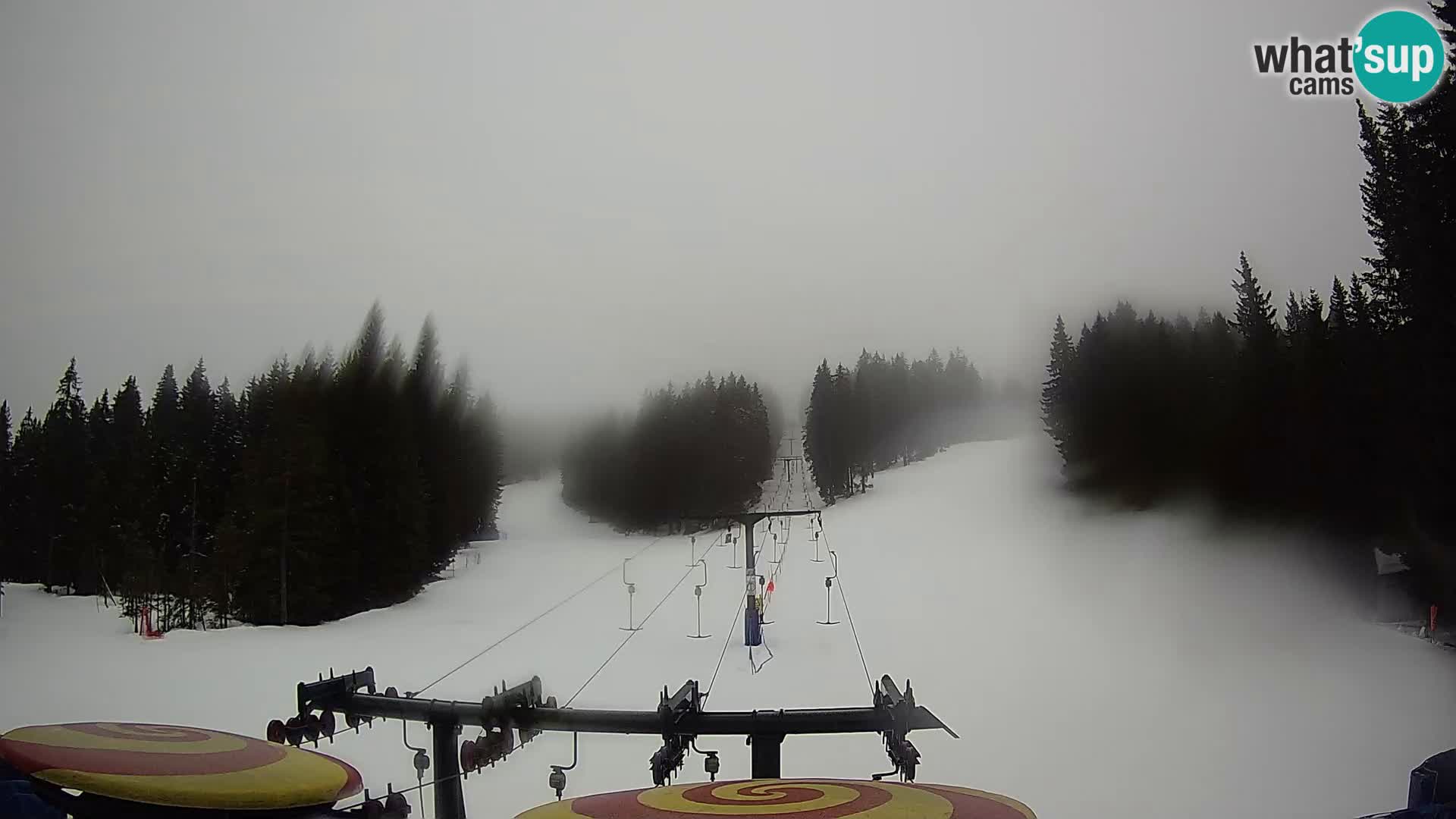Comprensorio sciistico Rogla Webcam live Ostruščica piste 1 e 2