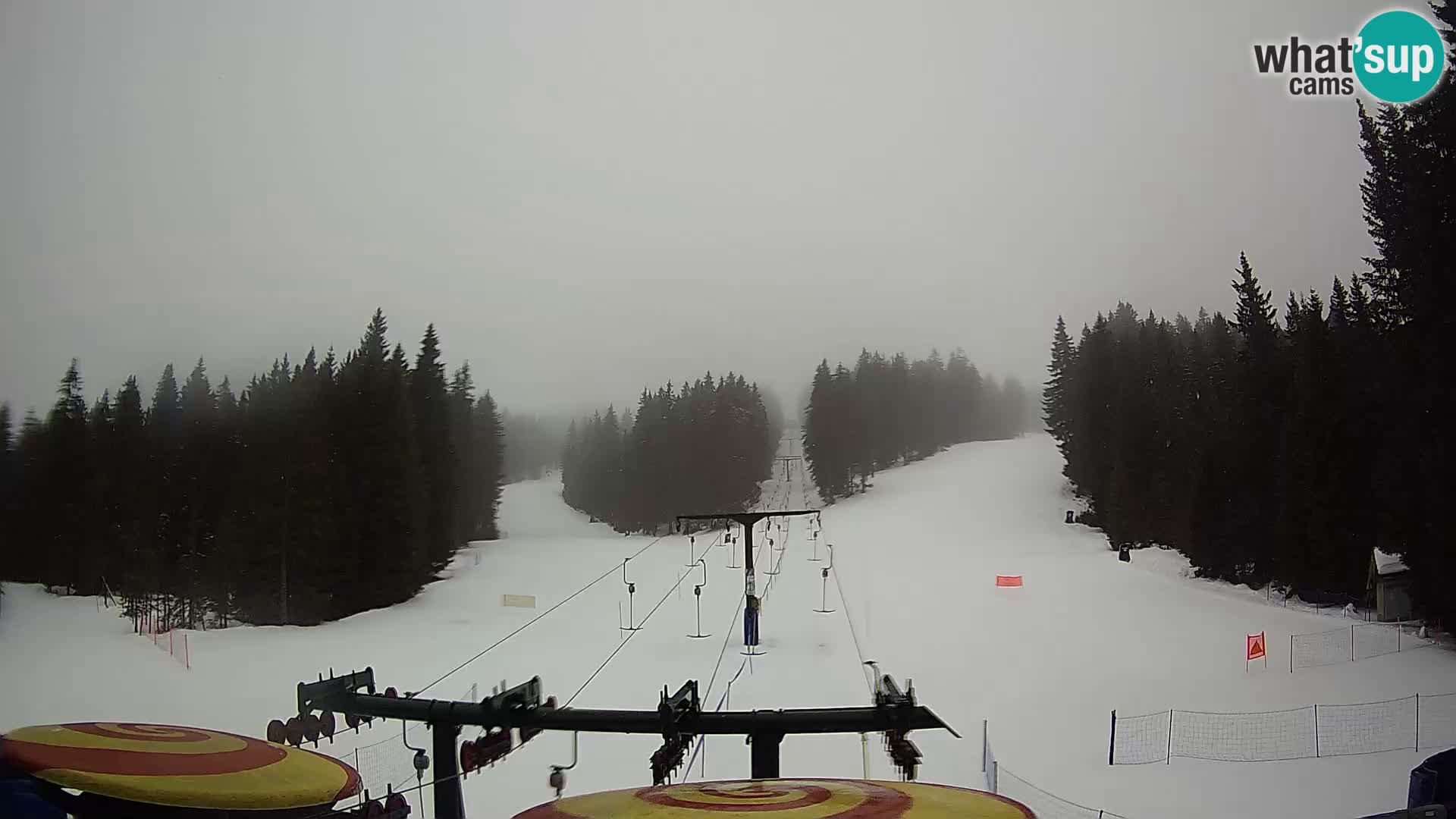 Skijalište Rogla web kamera Ostruščica proga 1 in 2