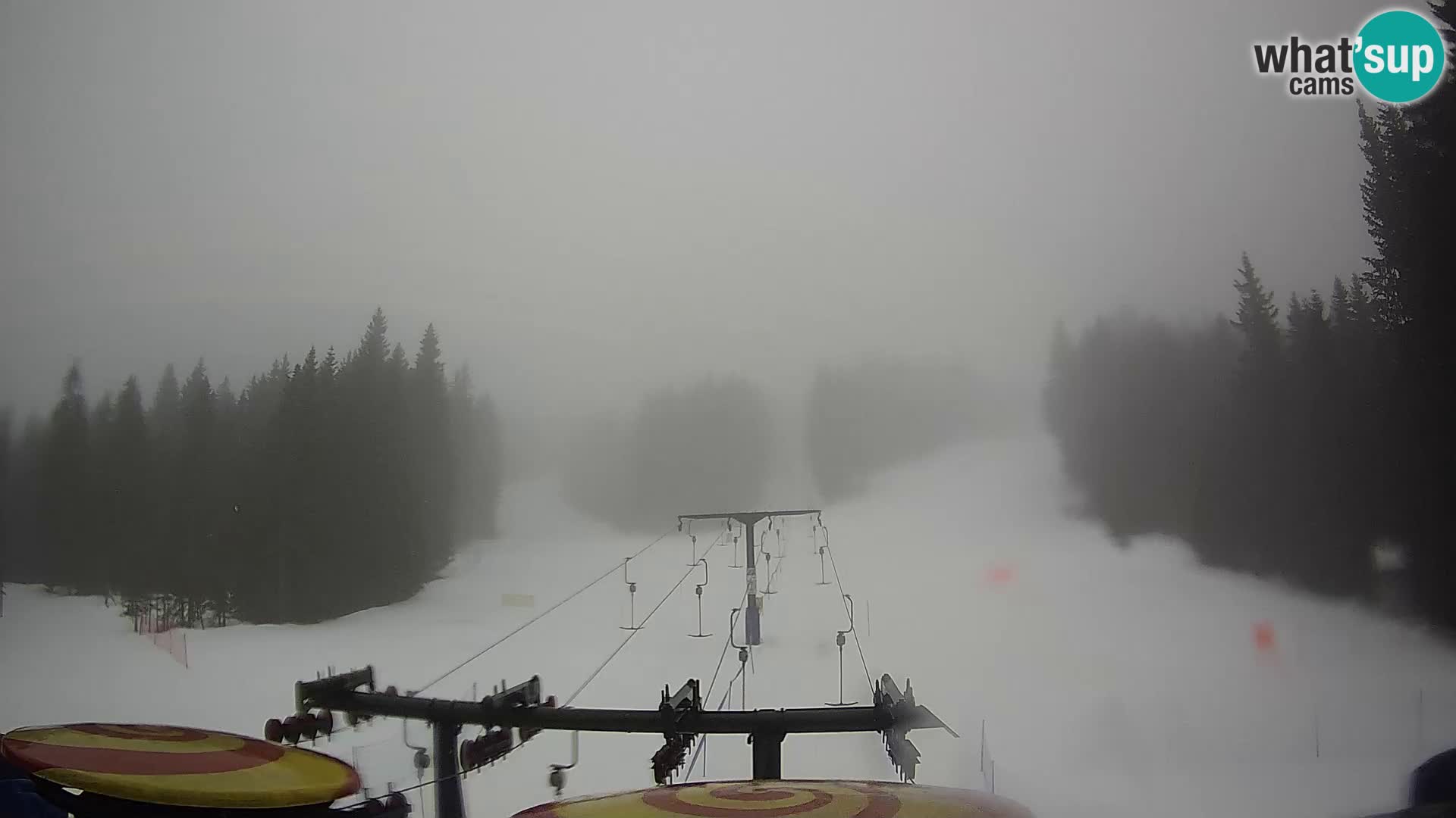 Skigebiet Rogla Webcam Ostruščica Piste 1 und 2