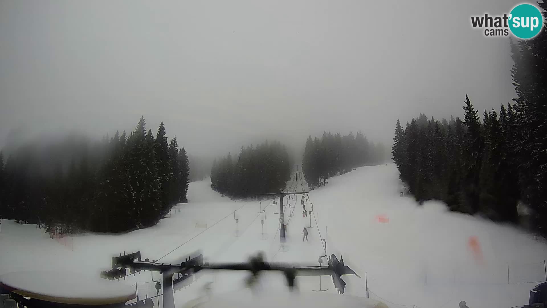 Comprensorio sciistico Rogla Webcam live Ostruščica piste 1 e 2