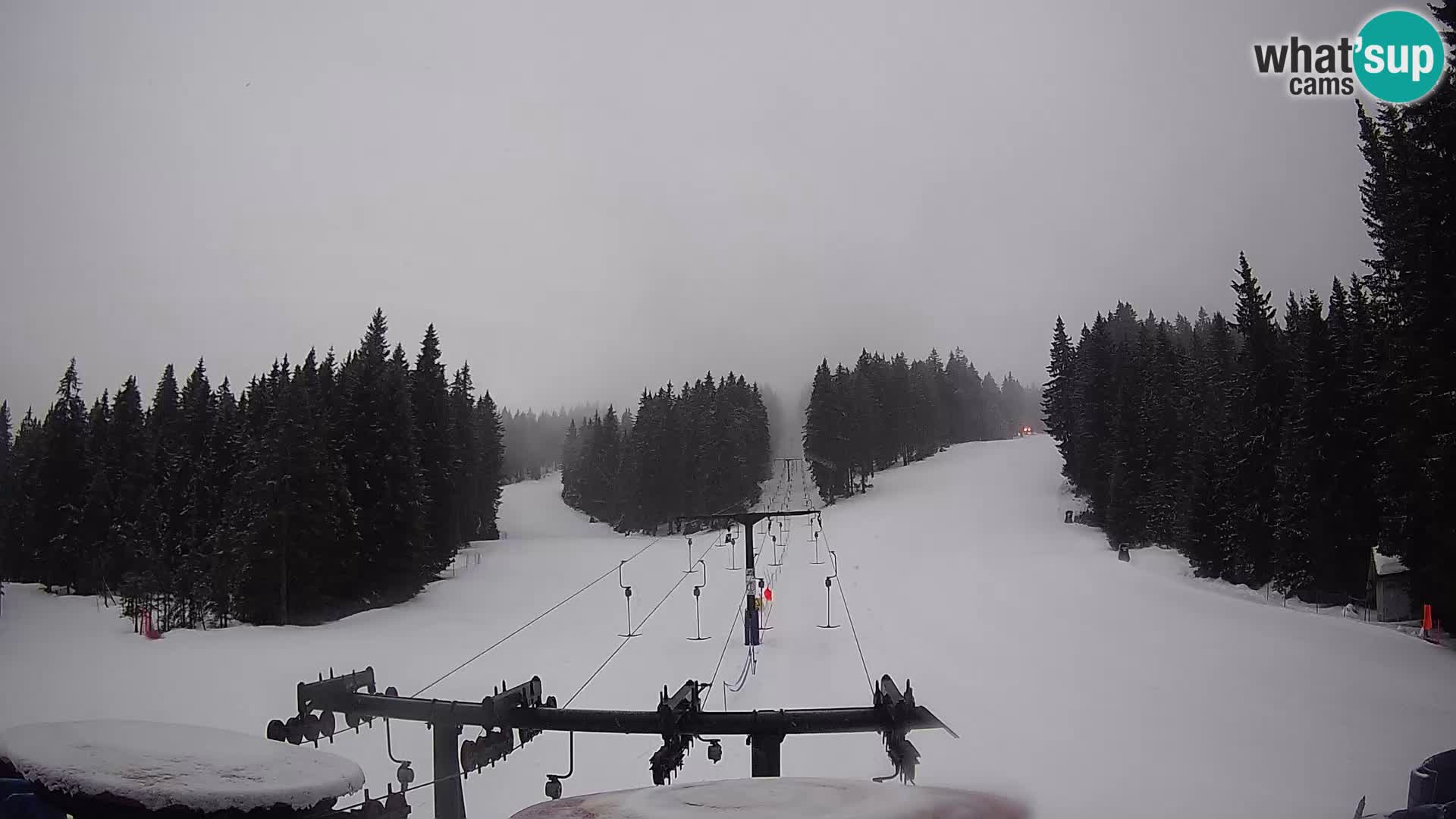 Skigebiet Rogla Webcam Ostruščica Piste 1 und 2
