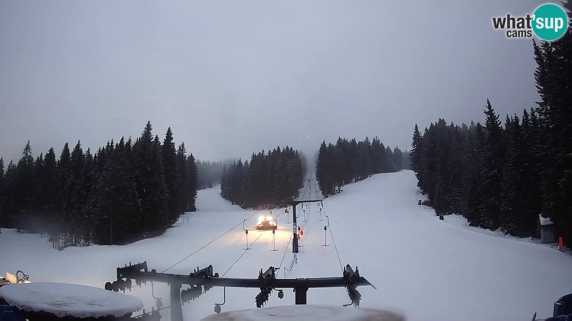 Skigebiet Rogla Webcam Ostruščica Piste 1 und 2