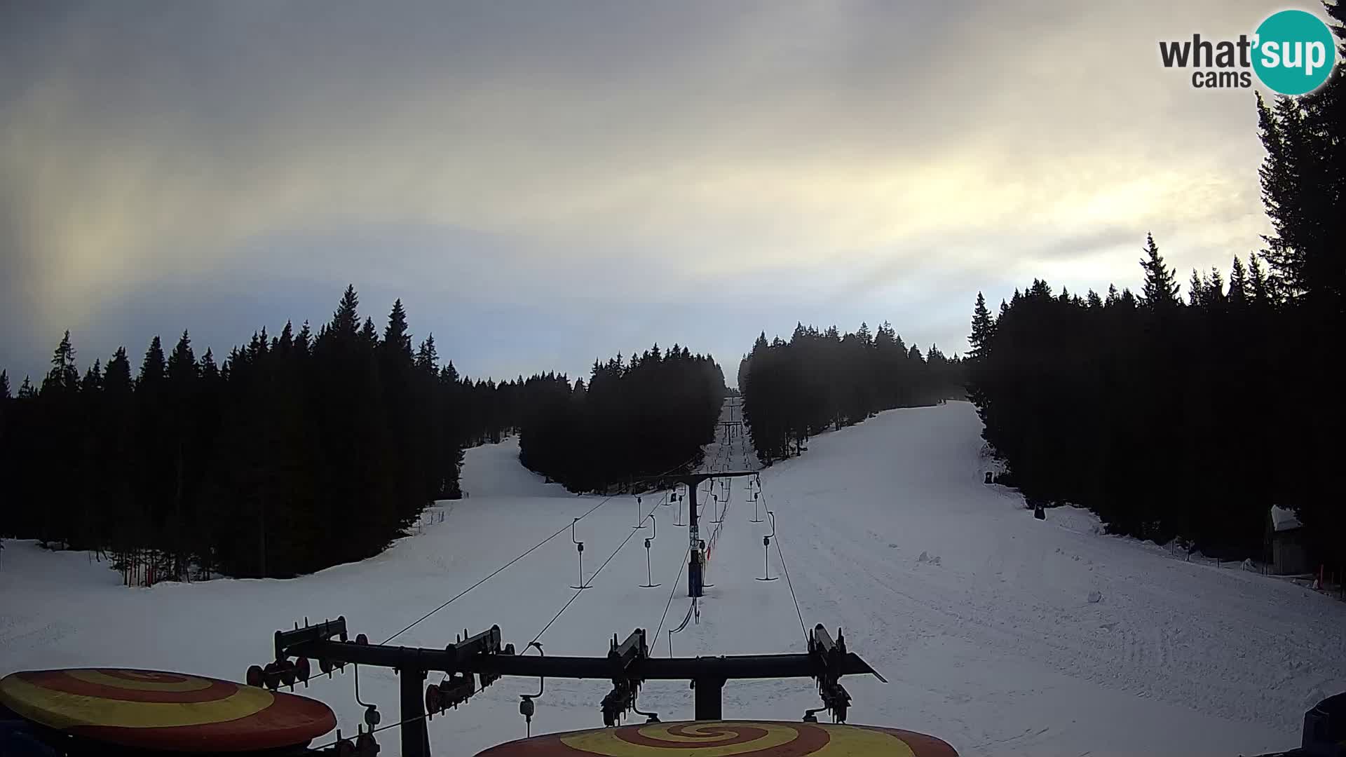 Skijalište Rogla web kamera Ostruščica proga 1 in 2