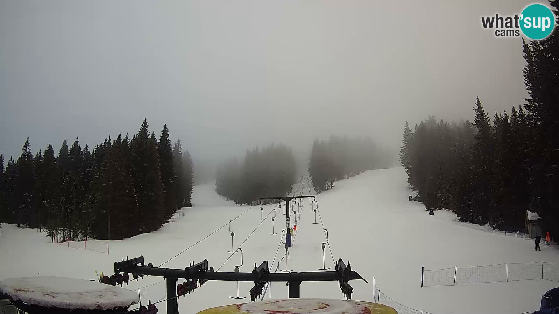 Skijalište Rogla web kamera Ostruščica proga 1 in 2