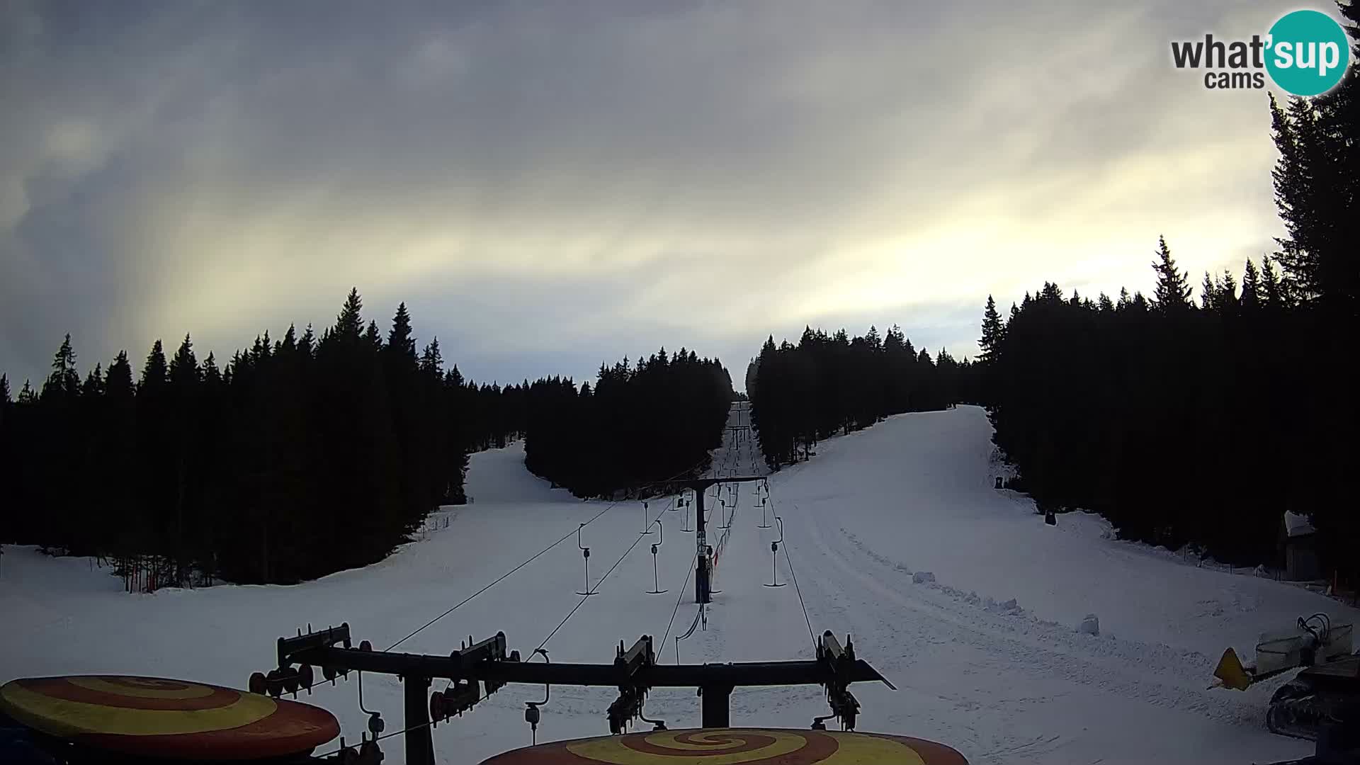 Estación de esquí Rogla Webcam Ostruščica pistas 1 y 2