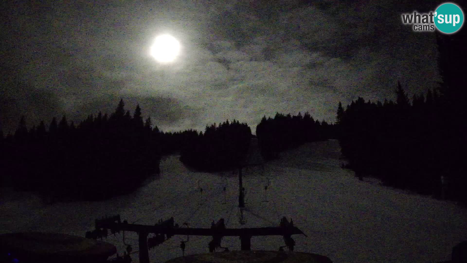 Skigebiet Rogla Webcam Ostruščica Piste 1 und 2