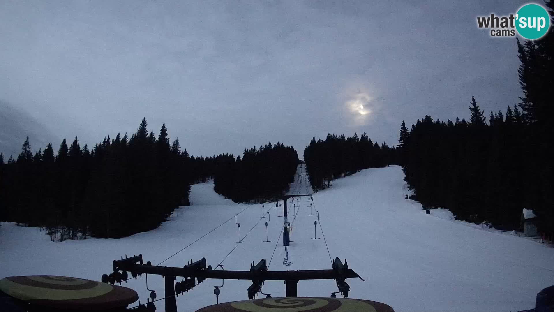Estación de esquí Rogla Webcam Ostruščica pistas 1 y 2