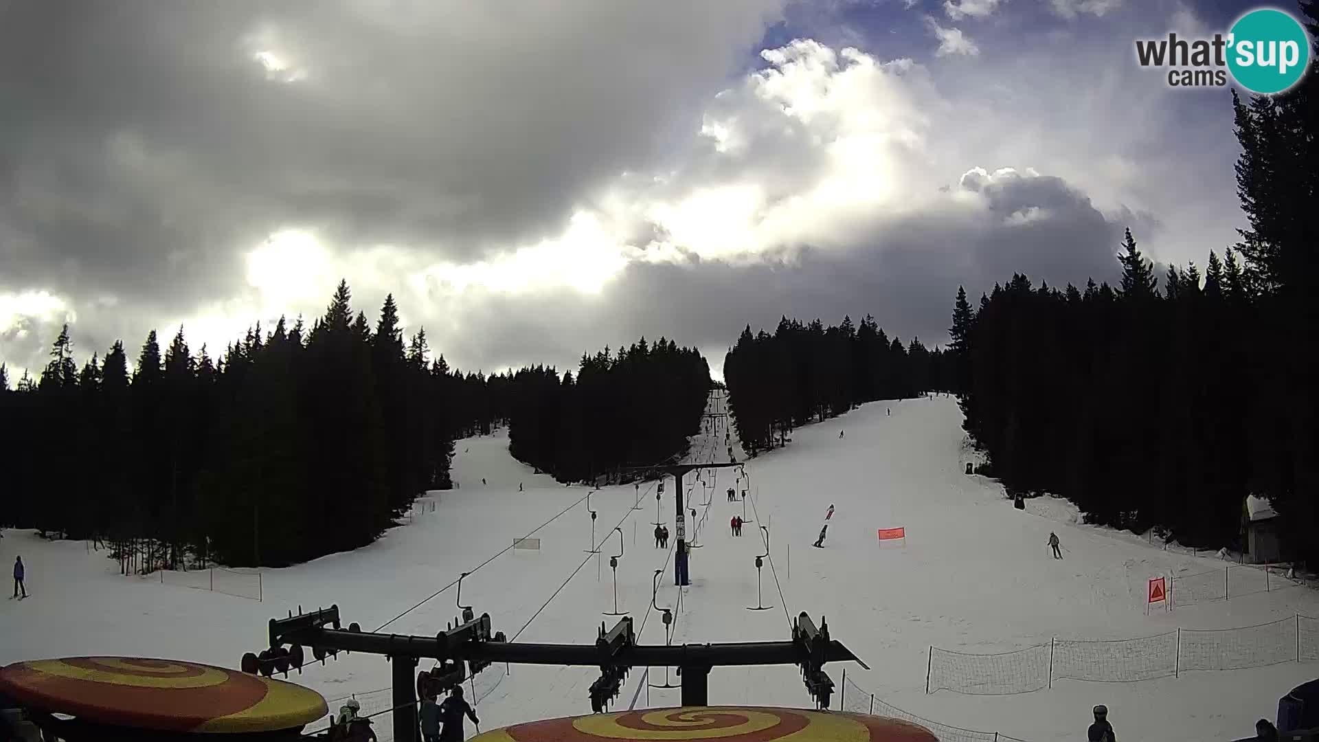 Station de ski Rogla Webcam Ostruščica pistes 1 et 2